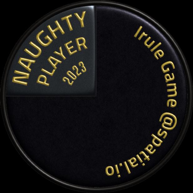 Naughty Player of 2023 Badge