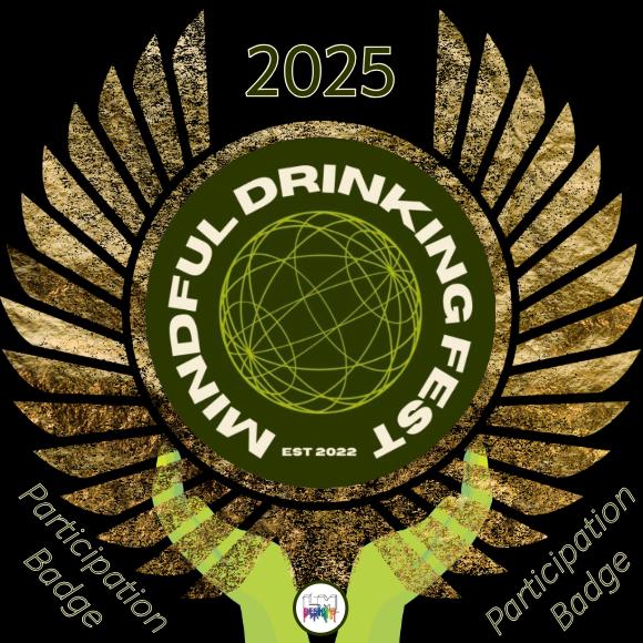 Mindful Drinking Fest 2025 Participation Badge