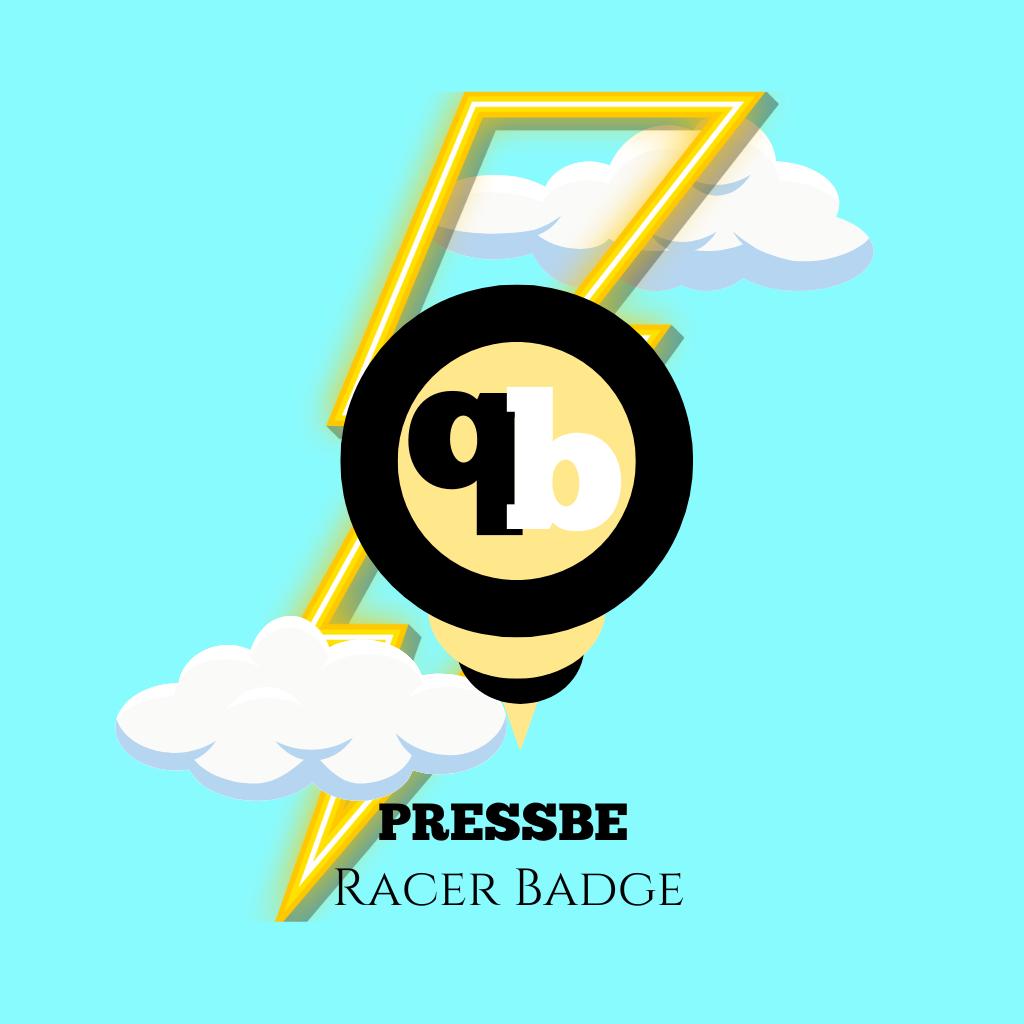 PressBe Racer Badge 