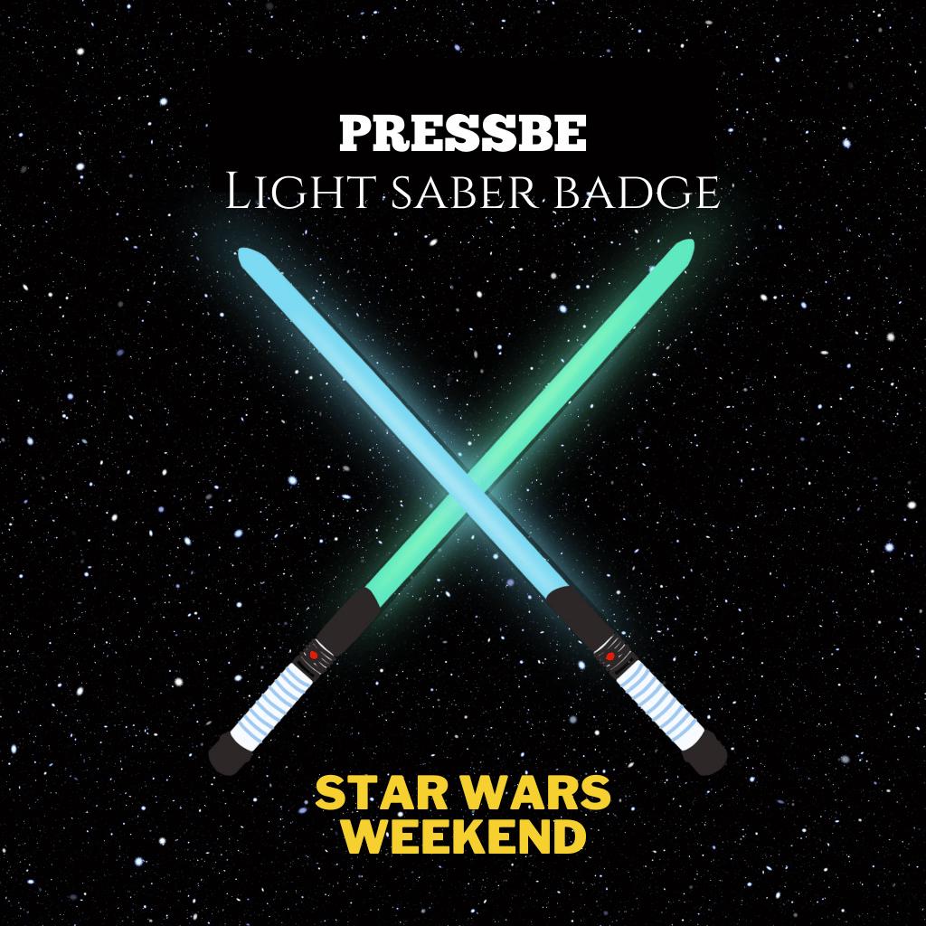 PressBe's Light Saber Badge 