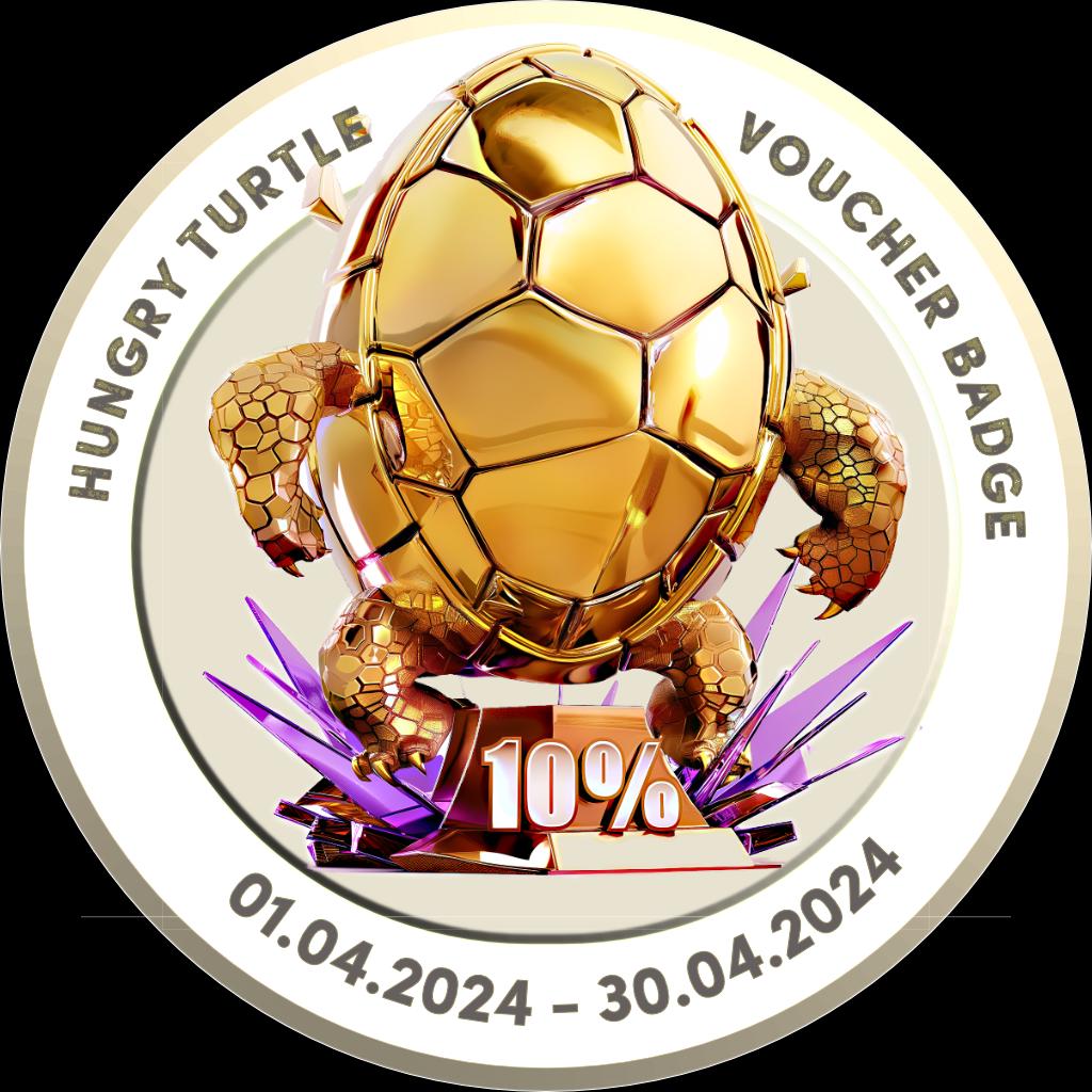 Hungry Turtle Voucher Badge | Easter Game