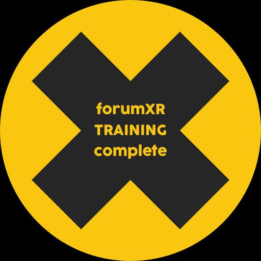 forumXR training Complete!