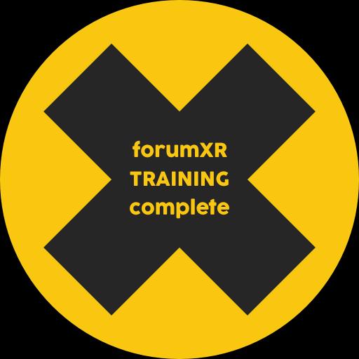 forumXR training Complete!