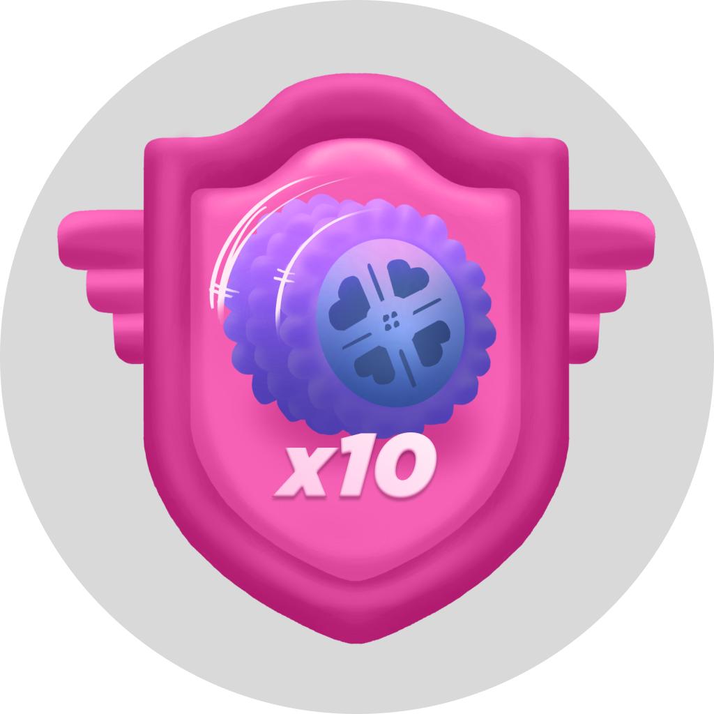 Badge - Love Flirty Player - x10