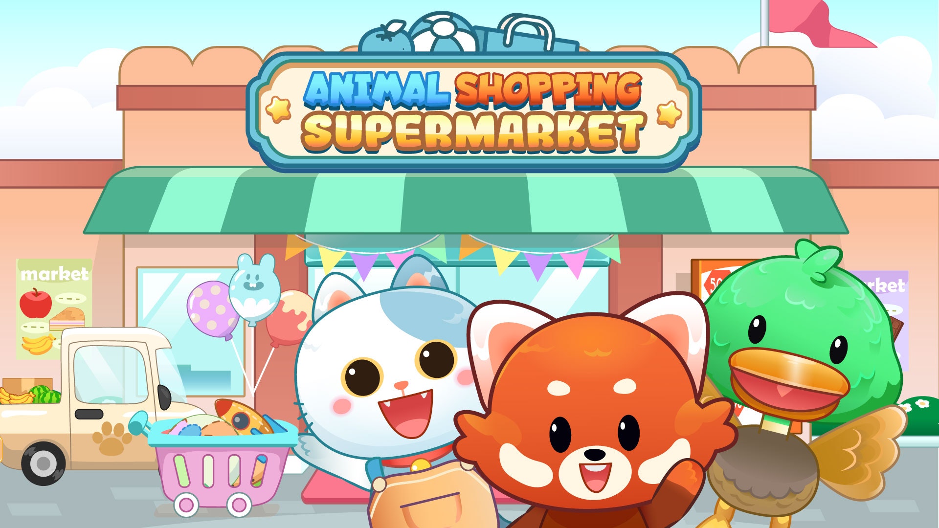 Animal Shopping Supermarket - Play Free Online | Spatial