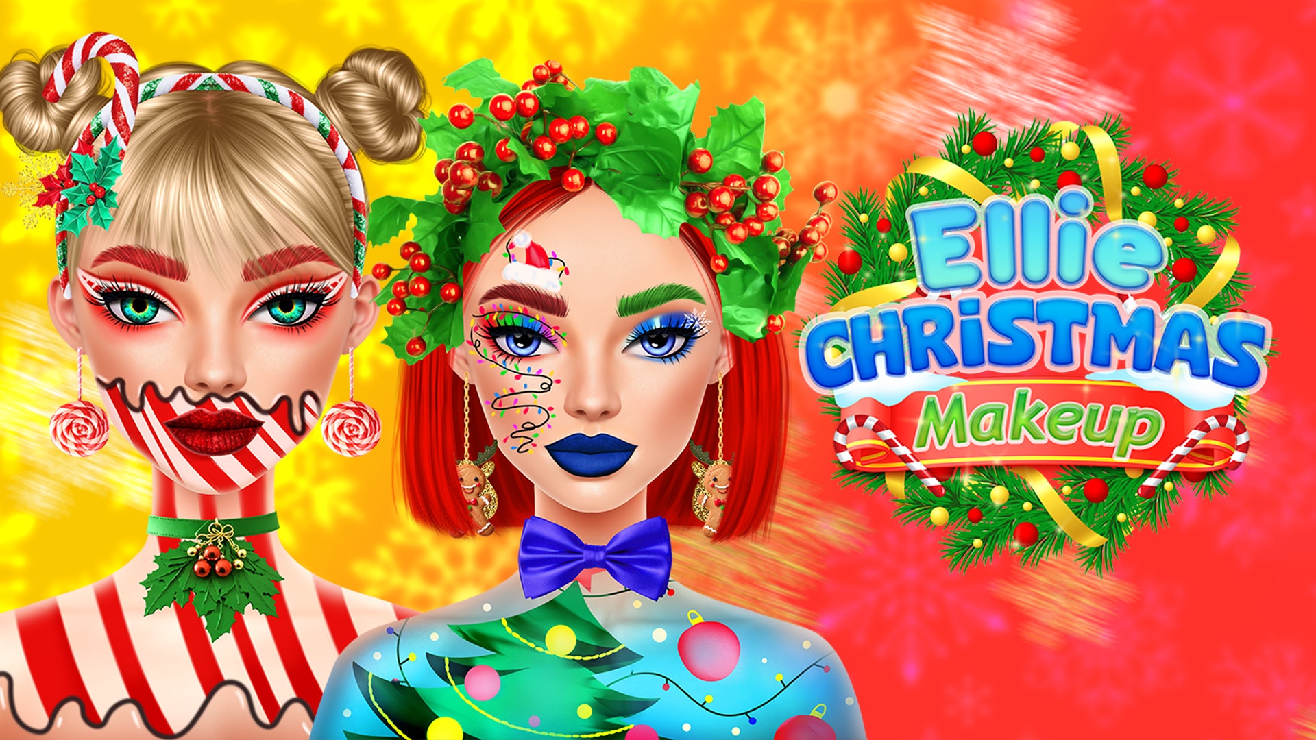Ellie Christmas Makeup - Play Free Online | Spatial