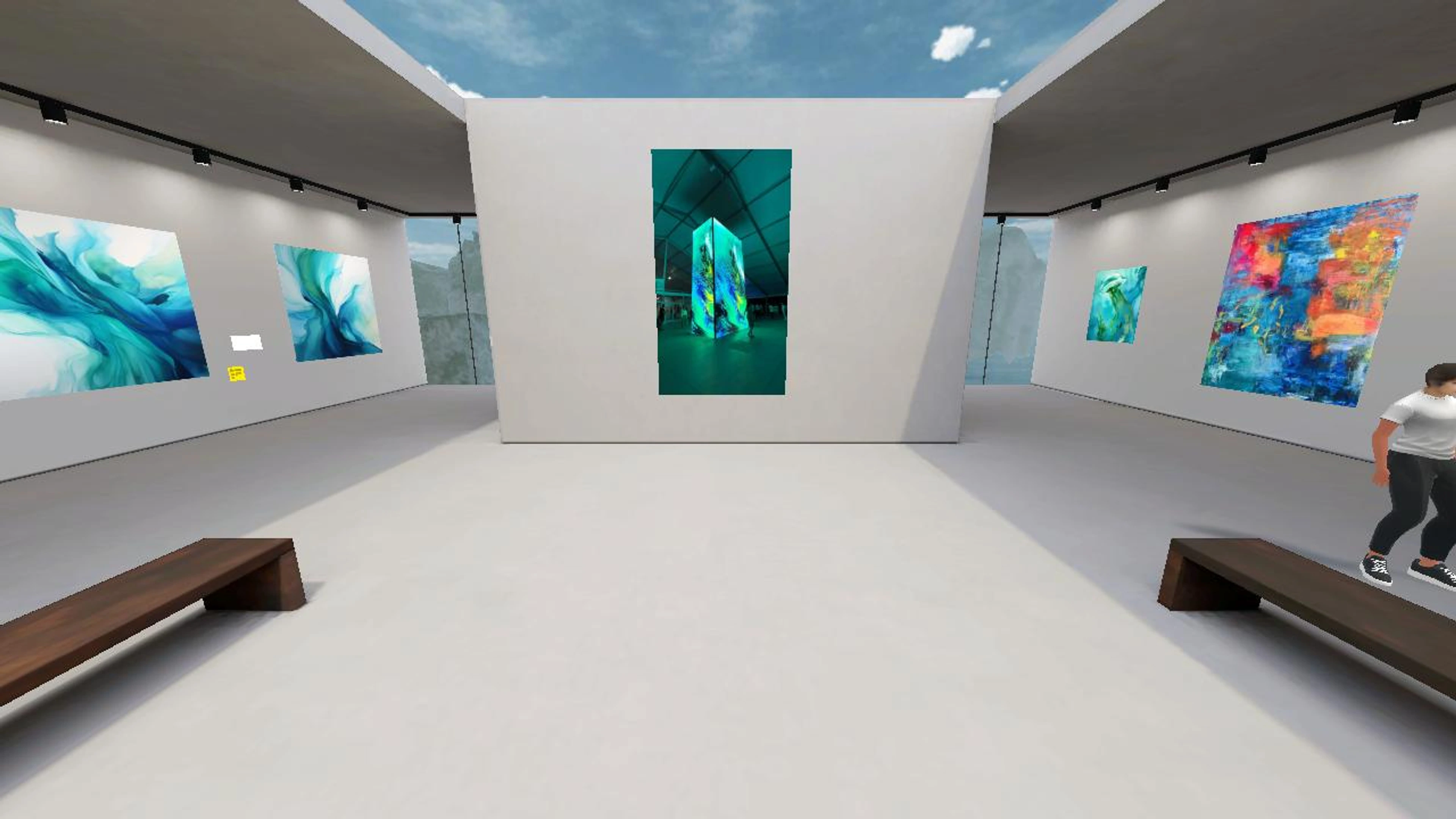 Leila Pinto's Ocean inspired art 