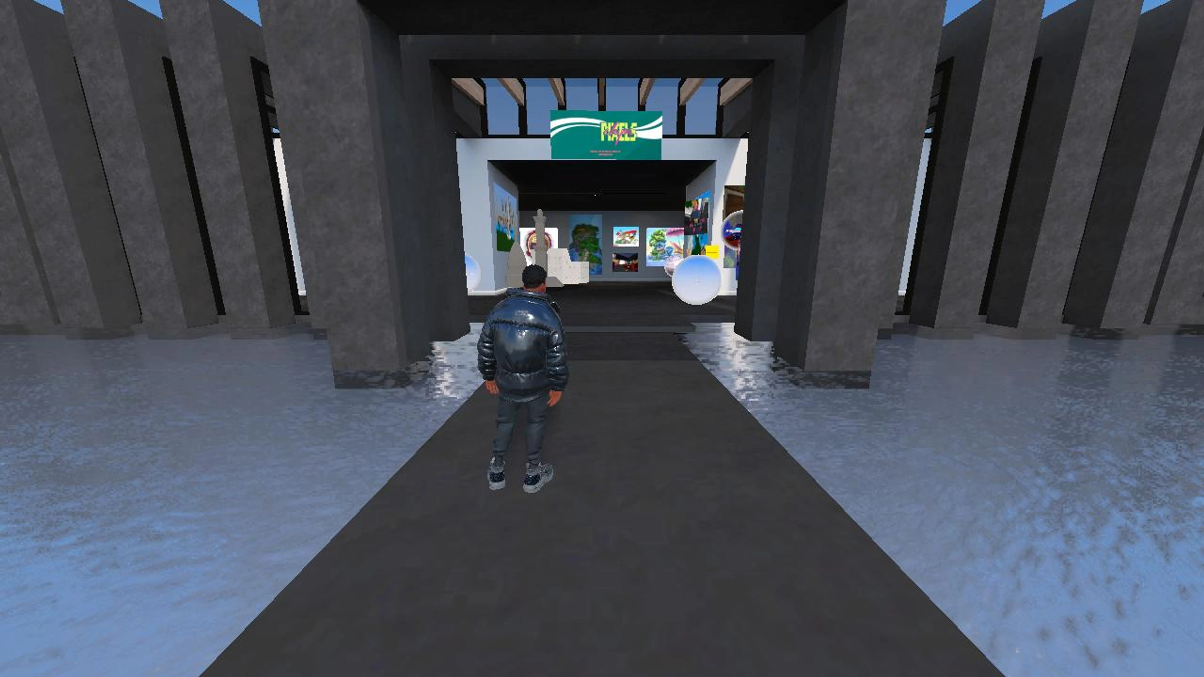 Bubbling gallery of THE PIXELS CHIPS - illustrations 3D models podcast NFT creativity 