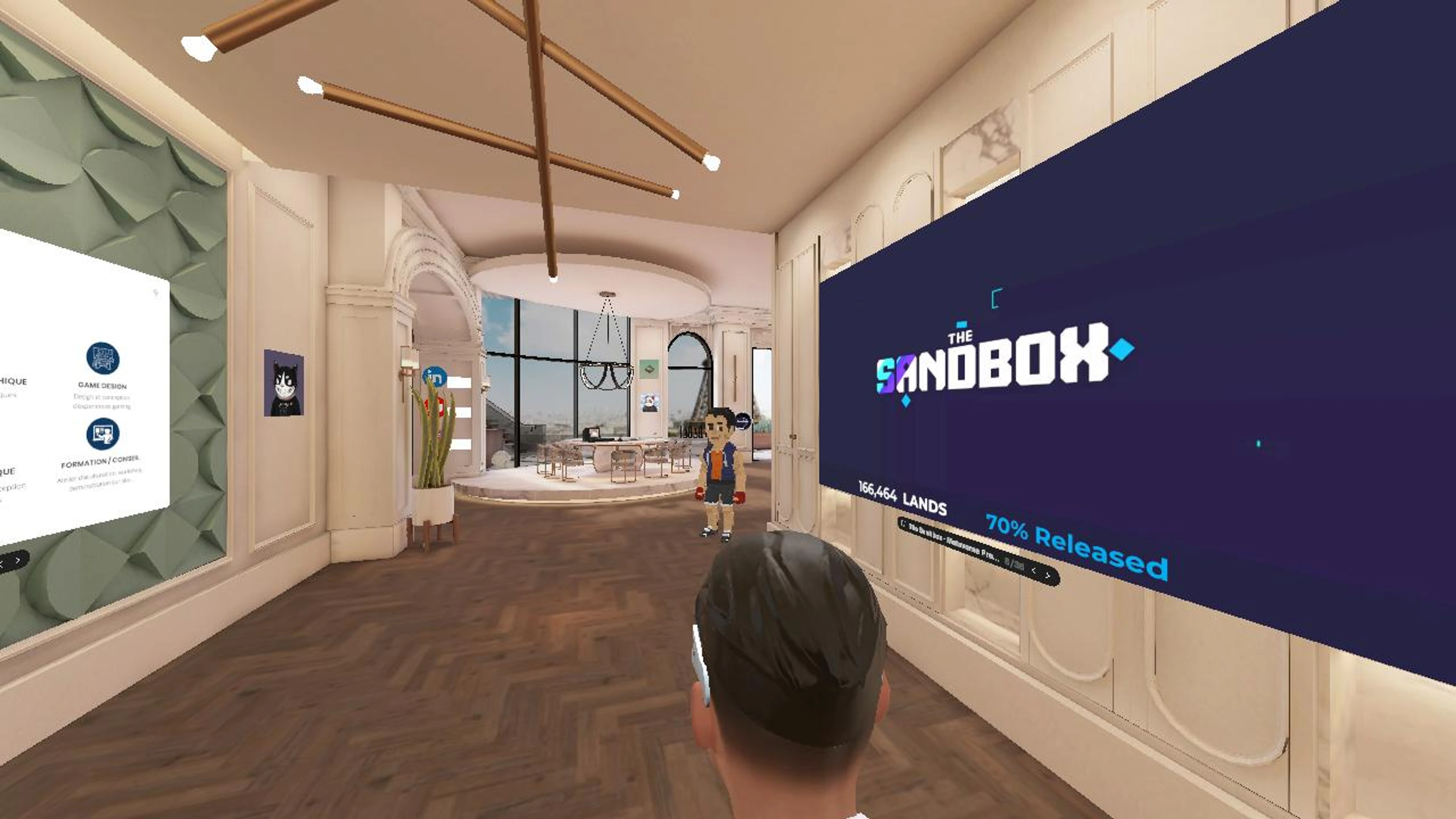 Penthouse Love in Paris - Metaverse Agency The Sandbox & Spatial Paris 