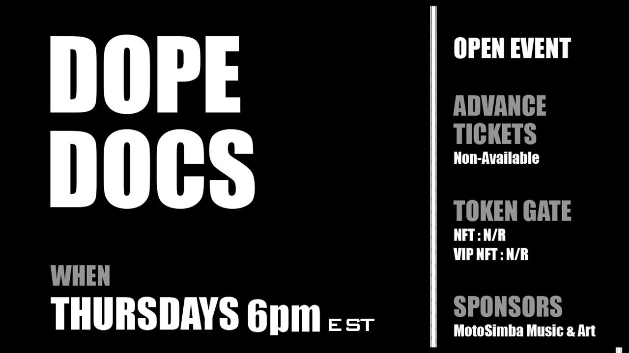 MM&A ˚  COODEH  ˚  THEATRE  ˚  Dope Docs