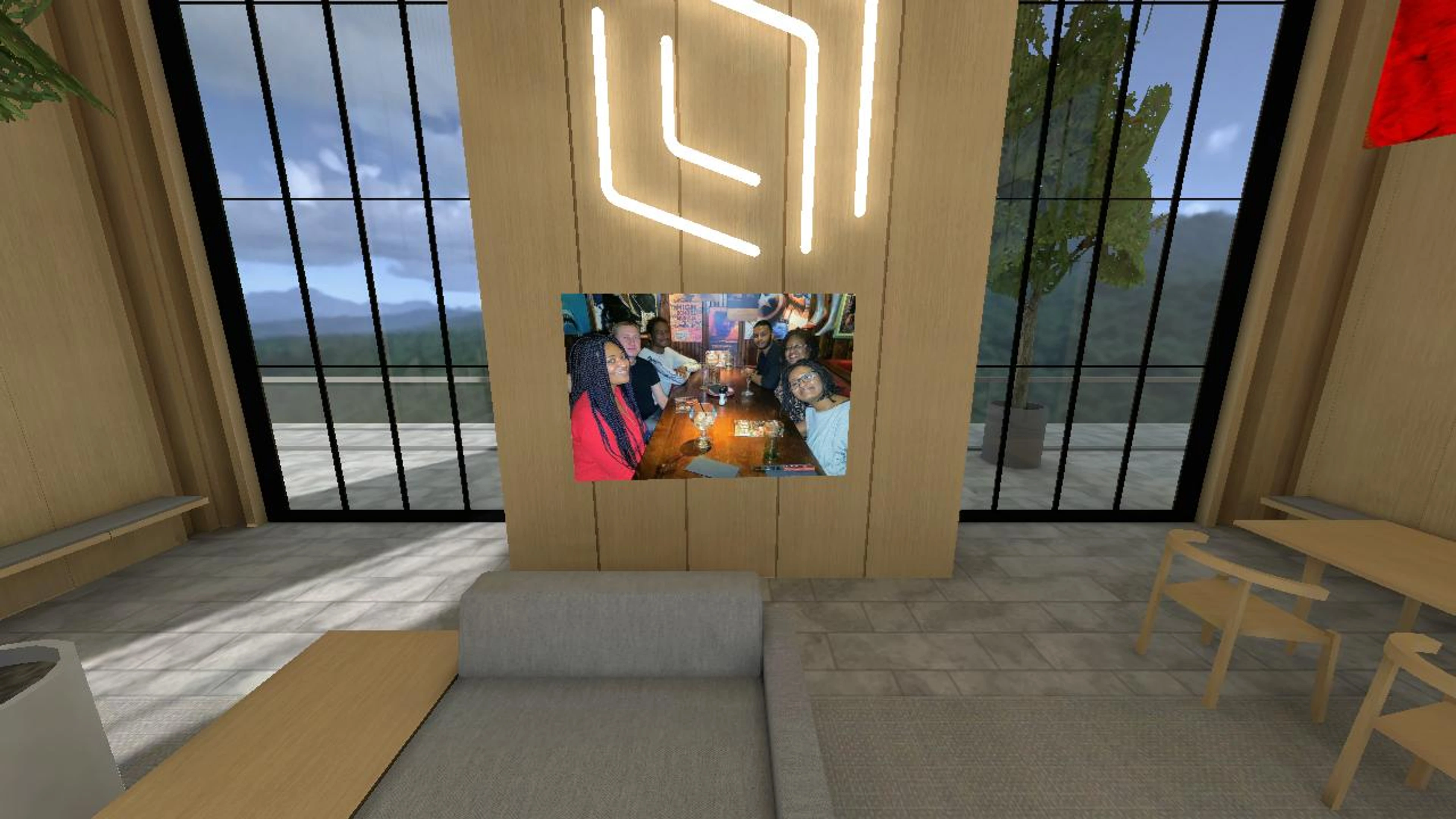 Family gathering space.