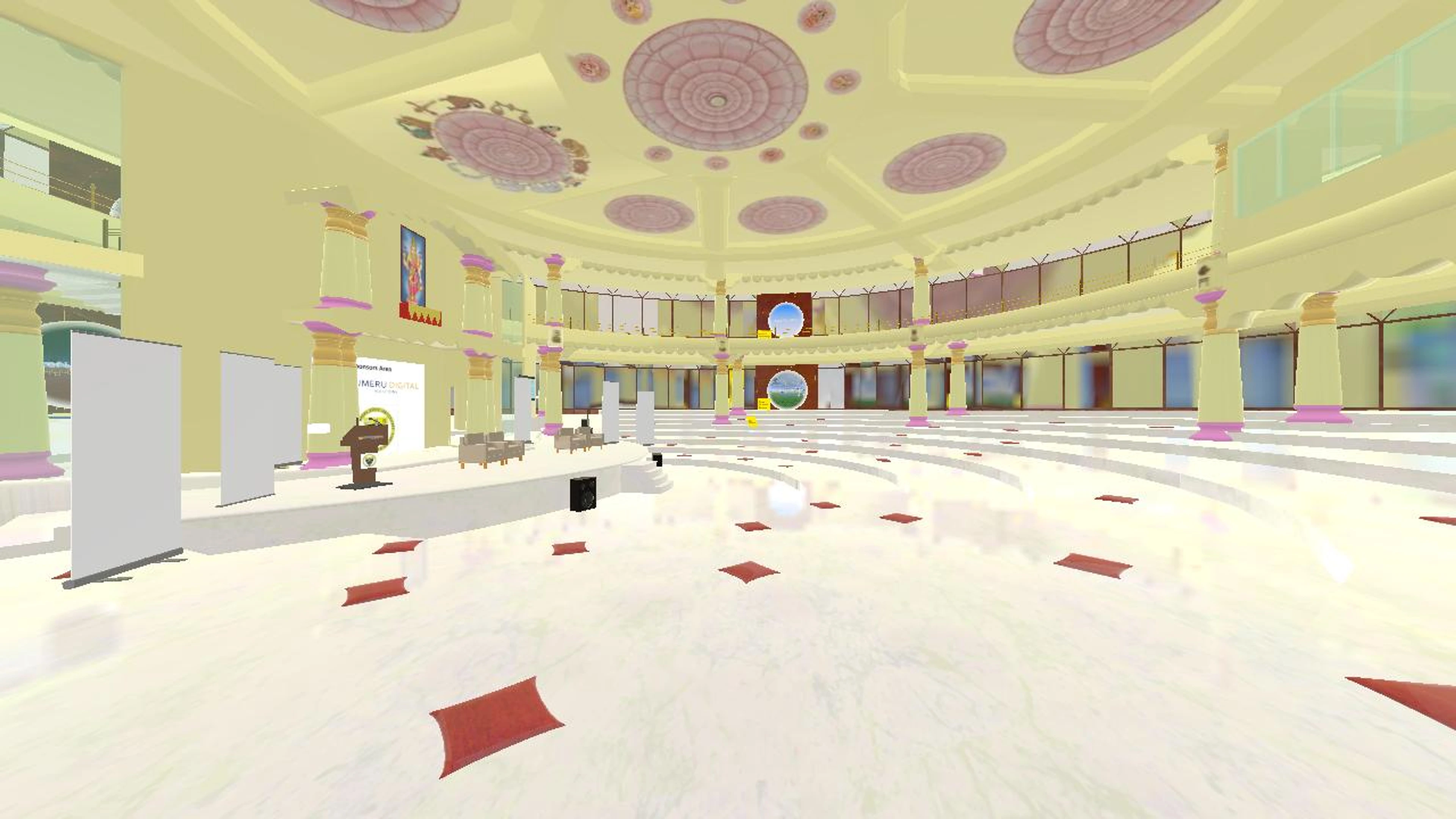 Art of Living Vishalakshi Mantap Inside Metaverse