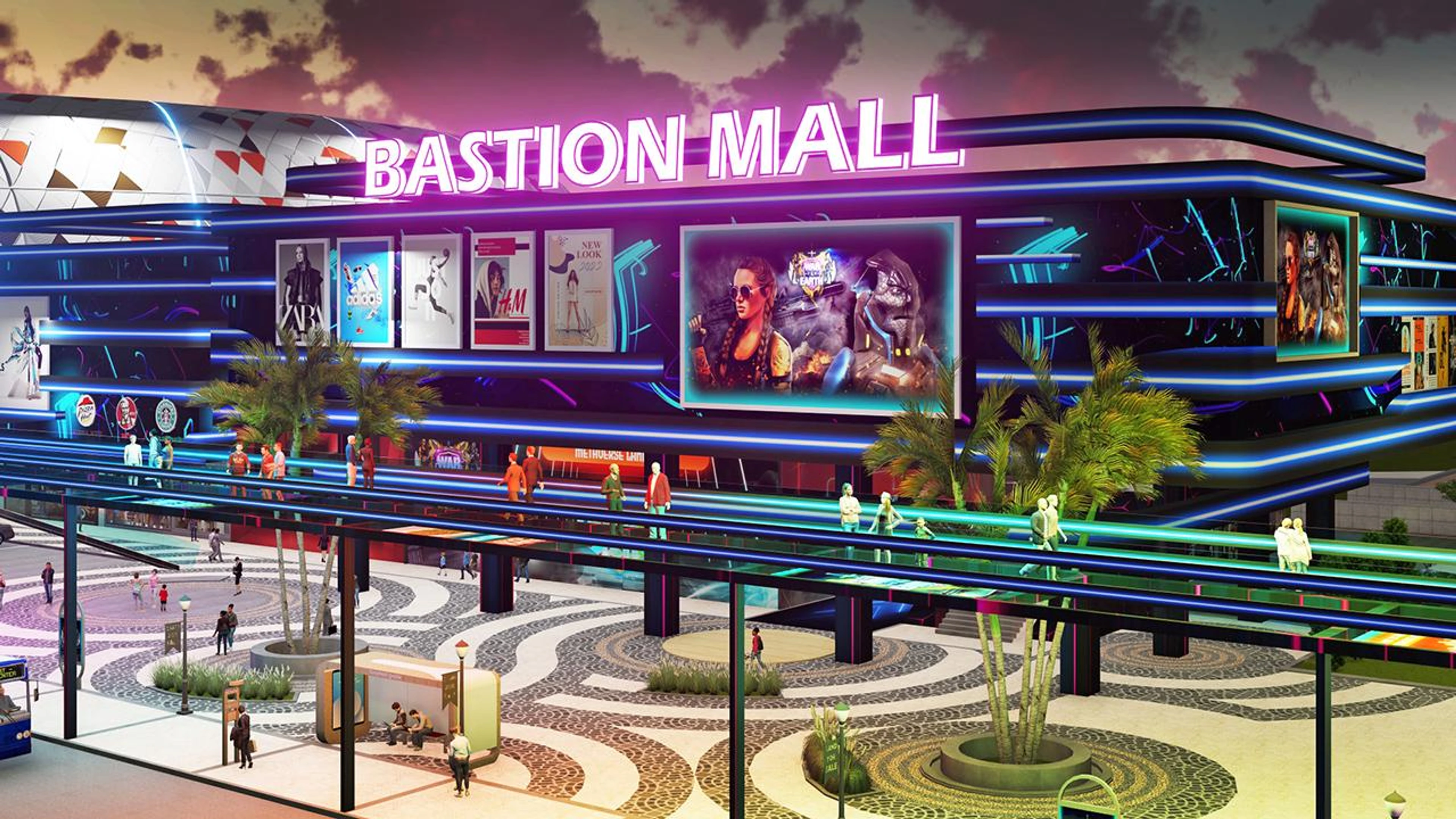 City Plaza Bastion Island