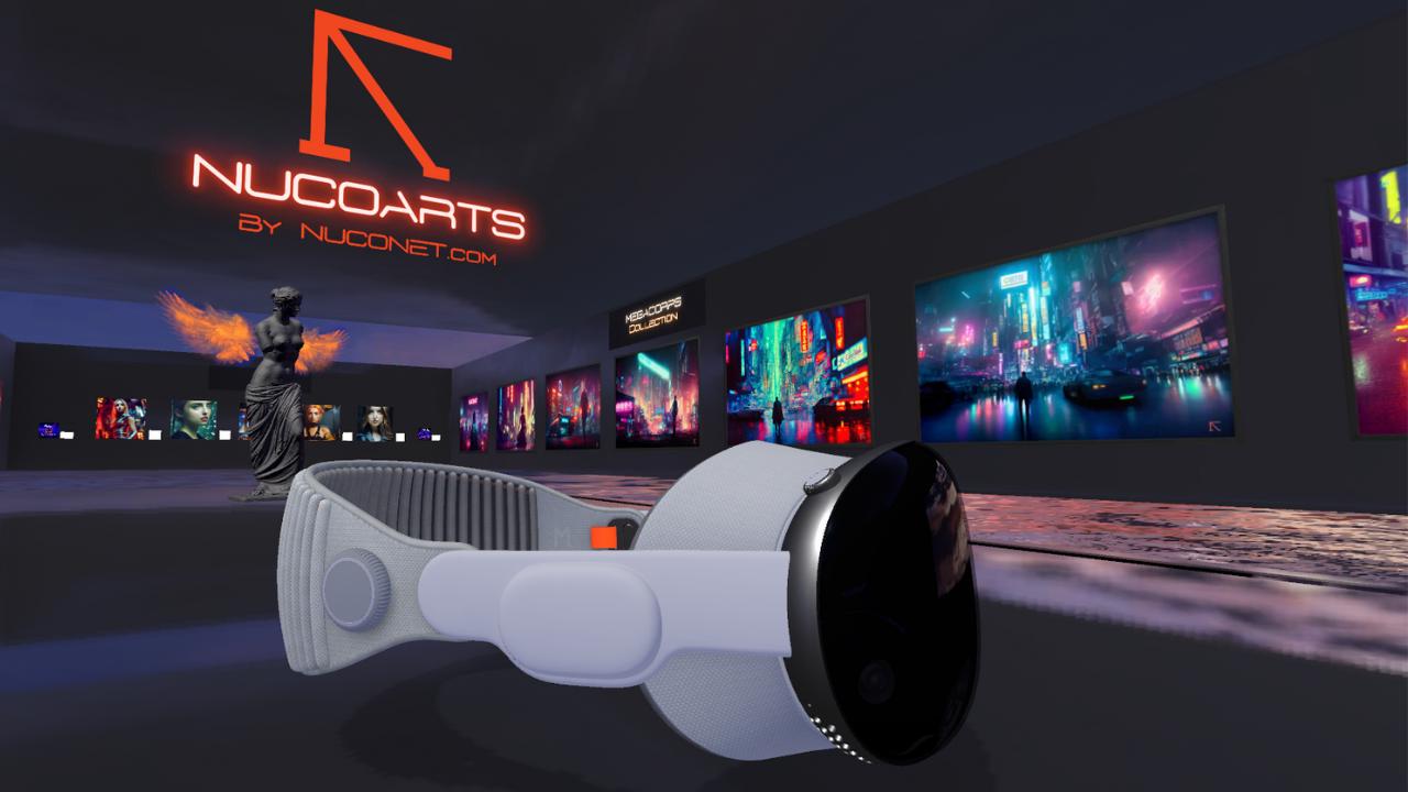 NucoARTS Cyberpunk Art Gallery in the Metaverse