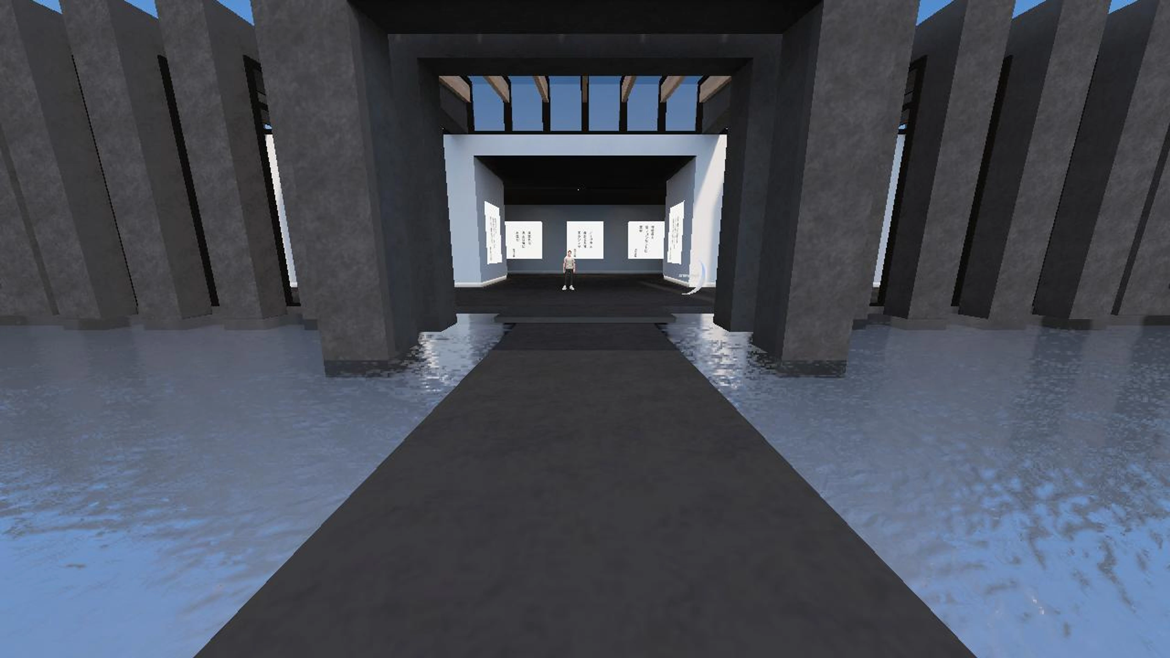 Hirokatsu Kikuchi Dot Font Haiku Exhibition