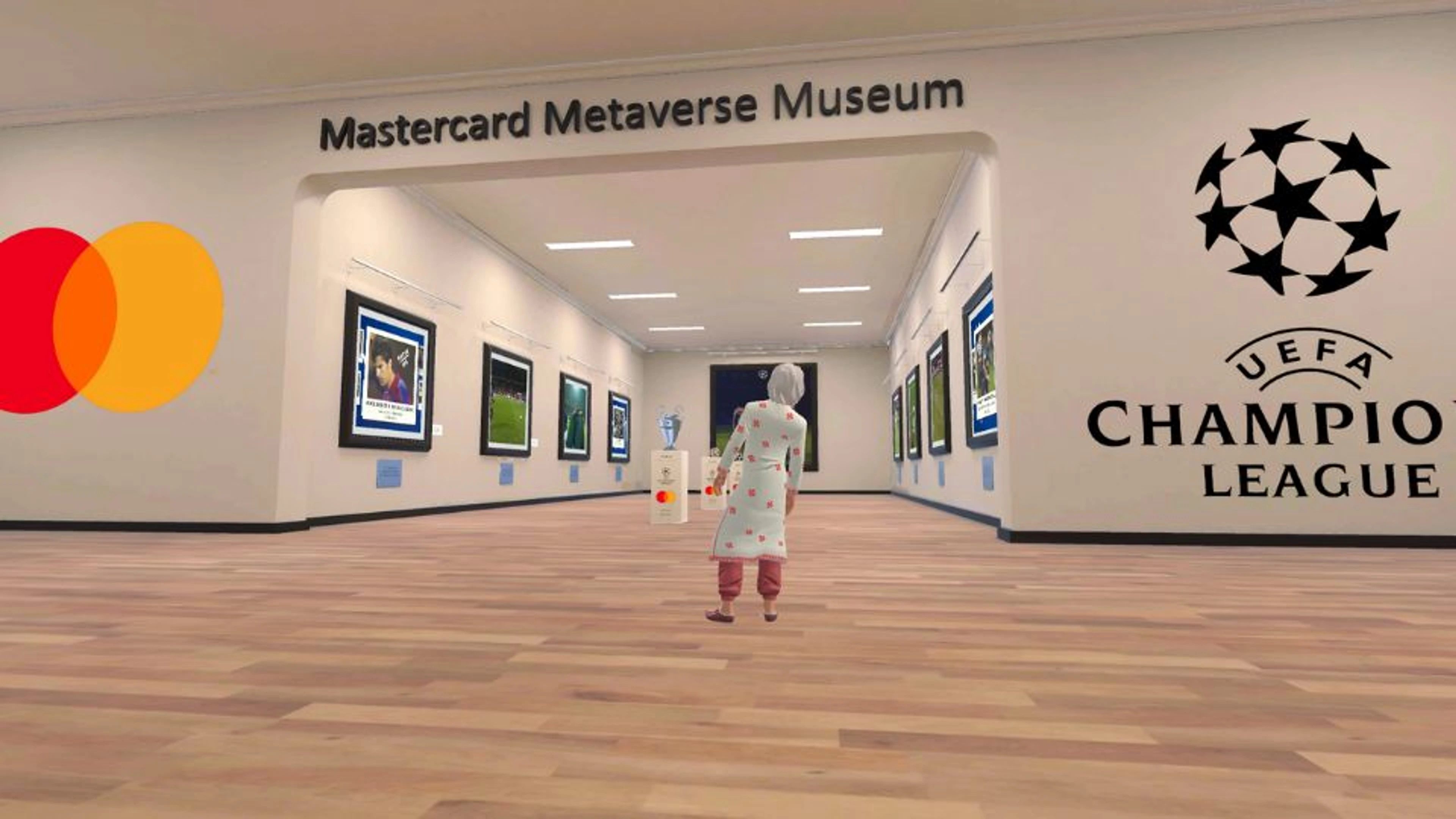 Mastercard Metaverse Museum. Champions League. 