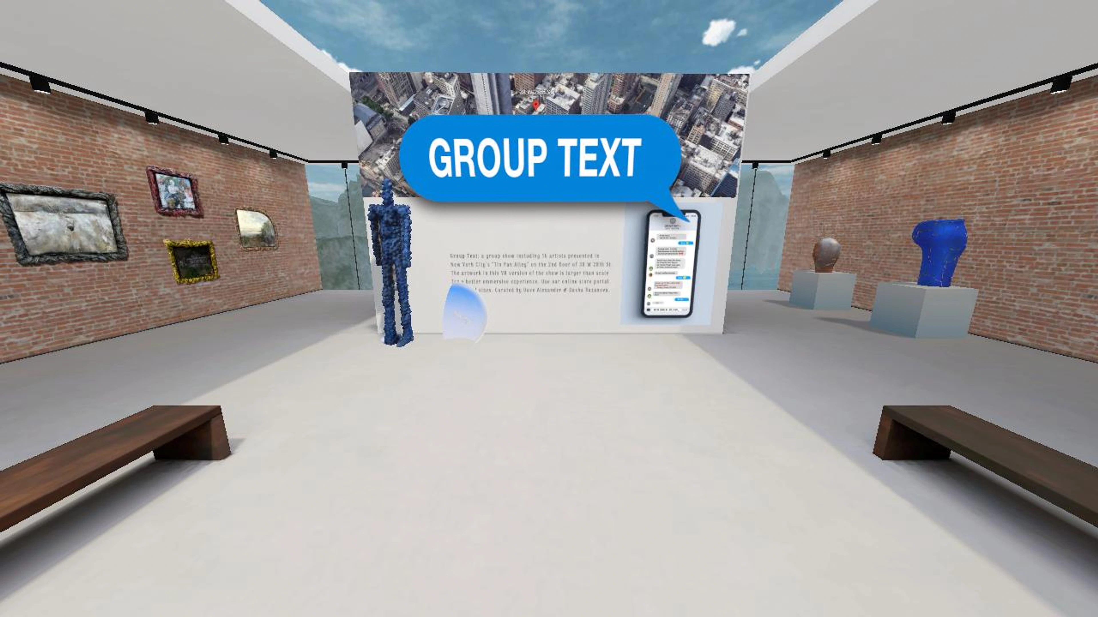 Group Text Art Show