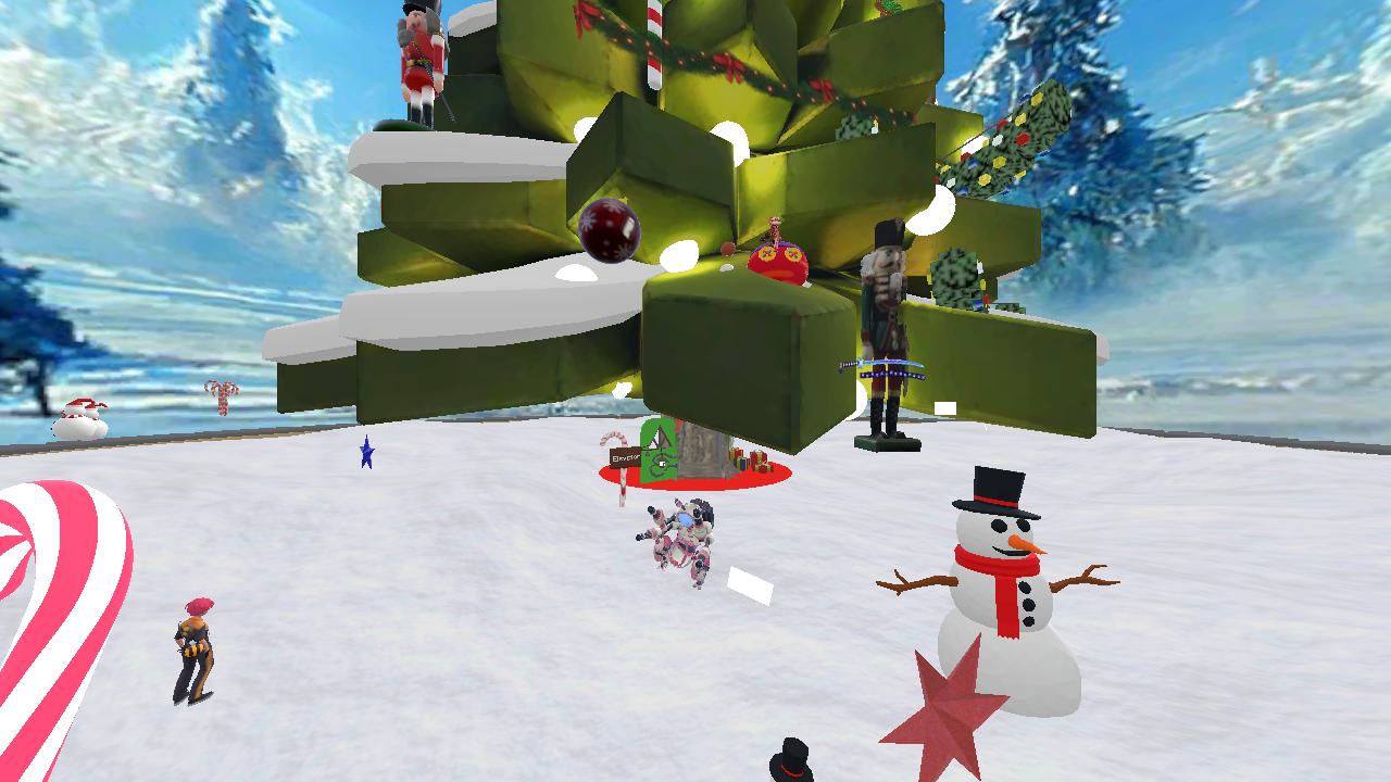 The tallest Christmas tree in Spatial you can decorate