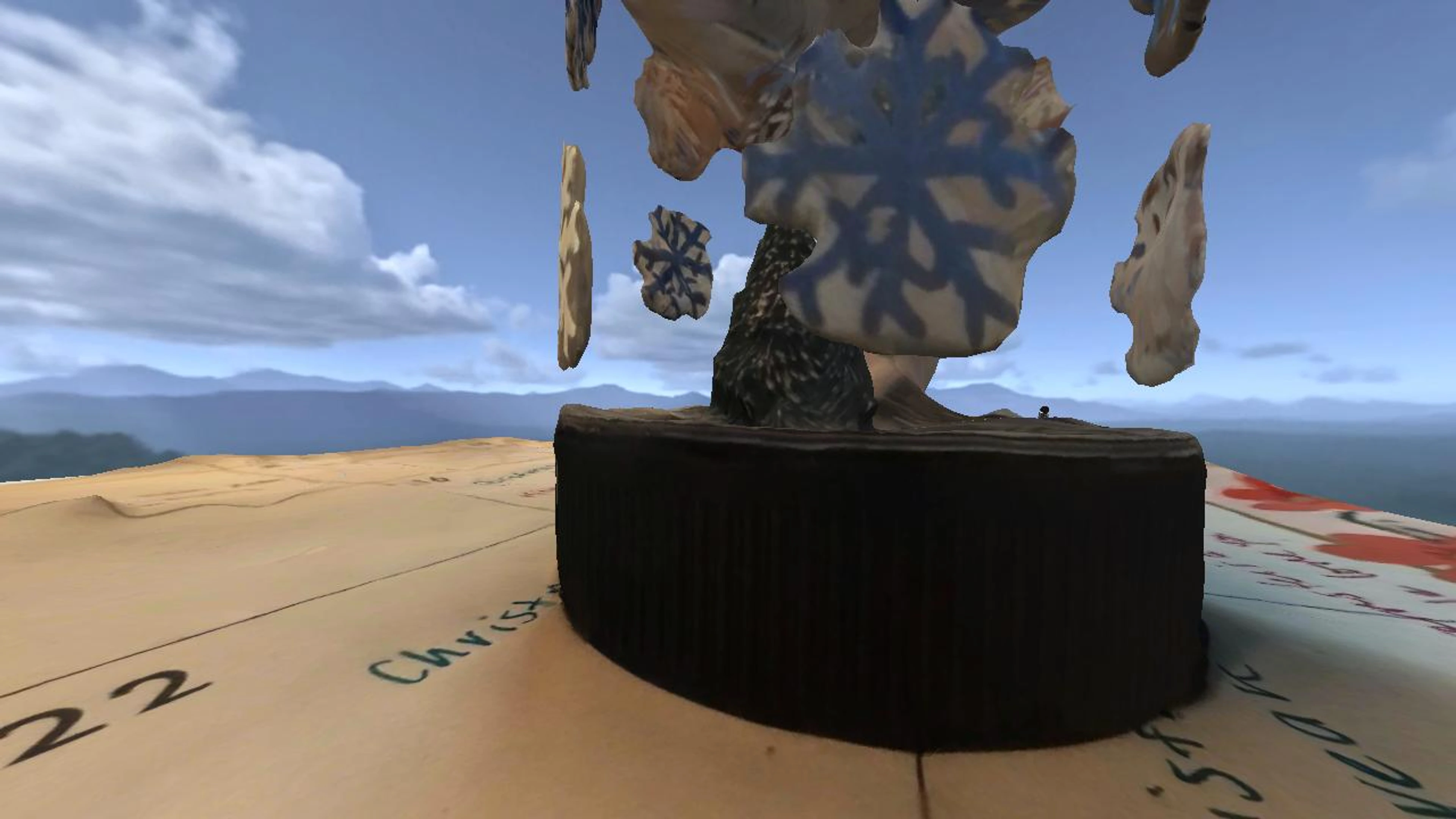 broken snow globe 