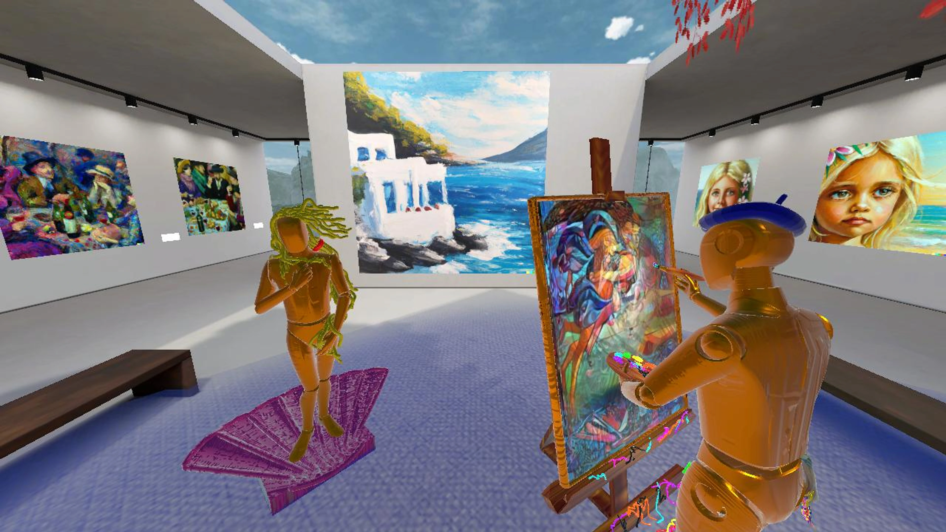 TESOL World of A.I. Art 1