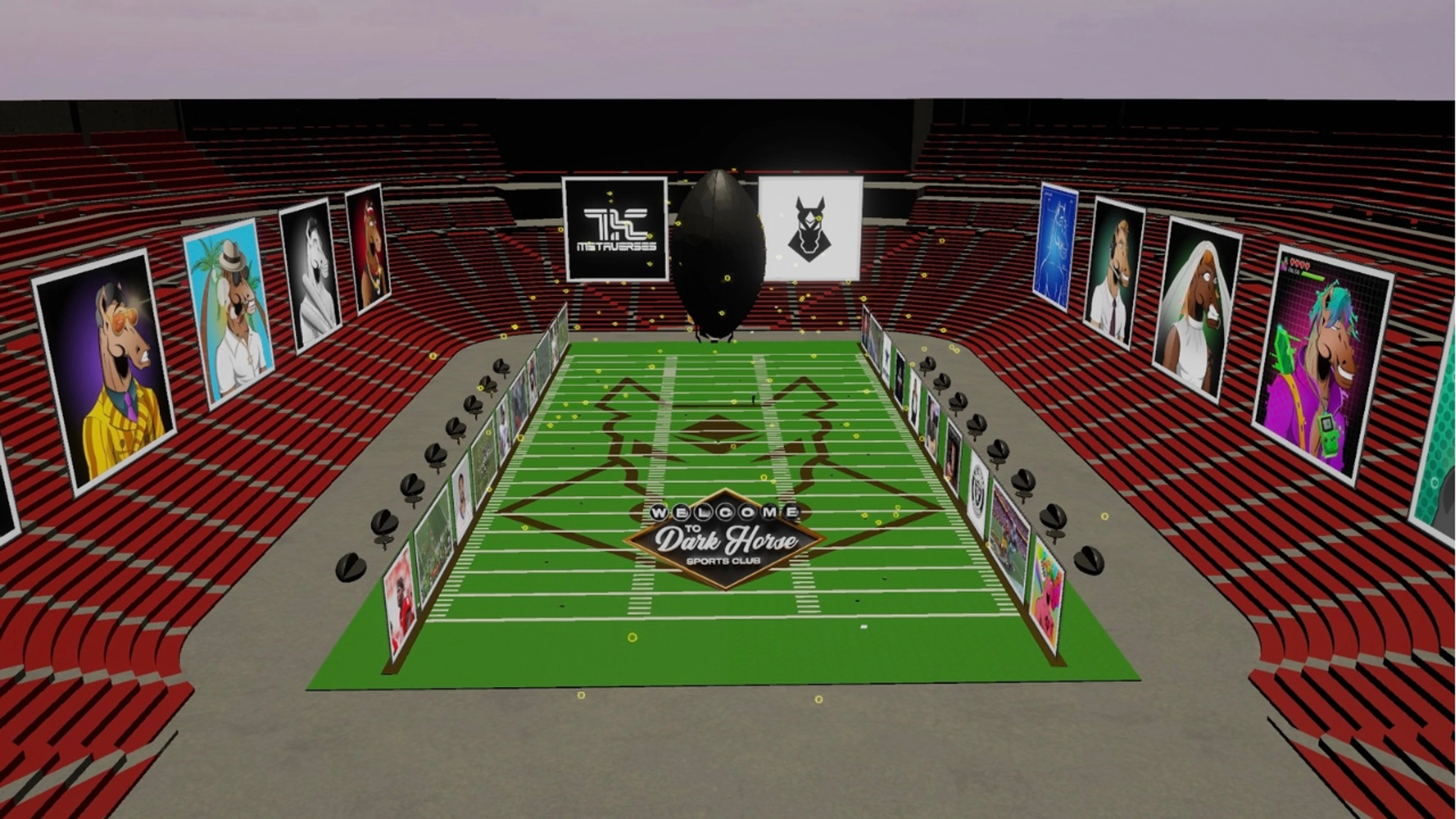 Dark Horse Sports Club Superbowl Stadium by The High Creators