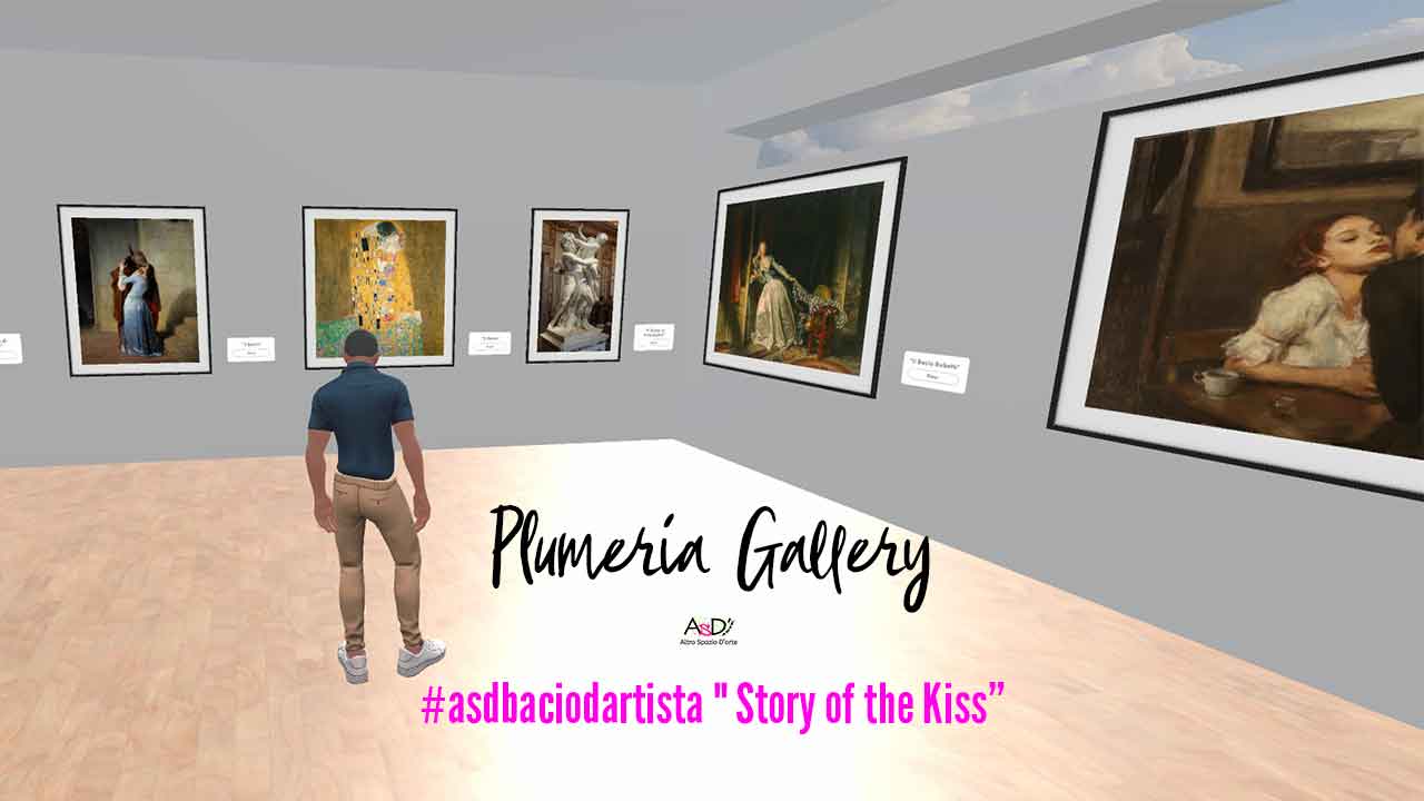 Plumeria Gallery of Altro Spazio D'arte "asdbaciodartista" Story of Kiss Experience