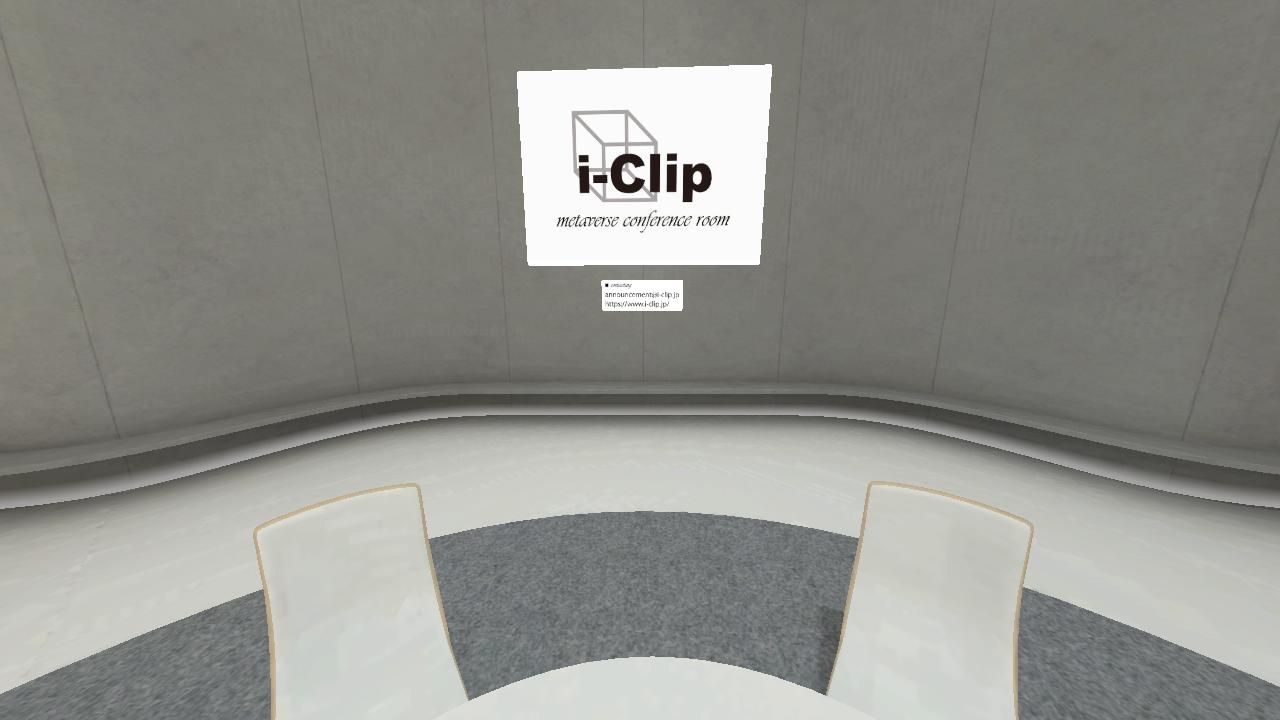 i-Clip.,INC.  metaverse conference room in JAPAN