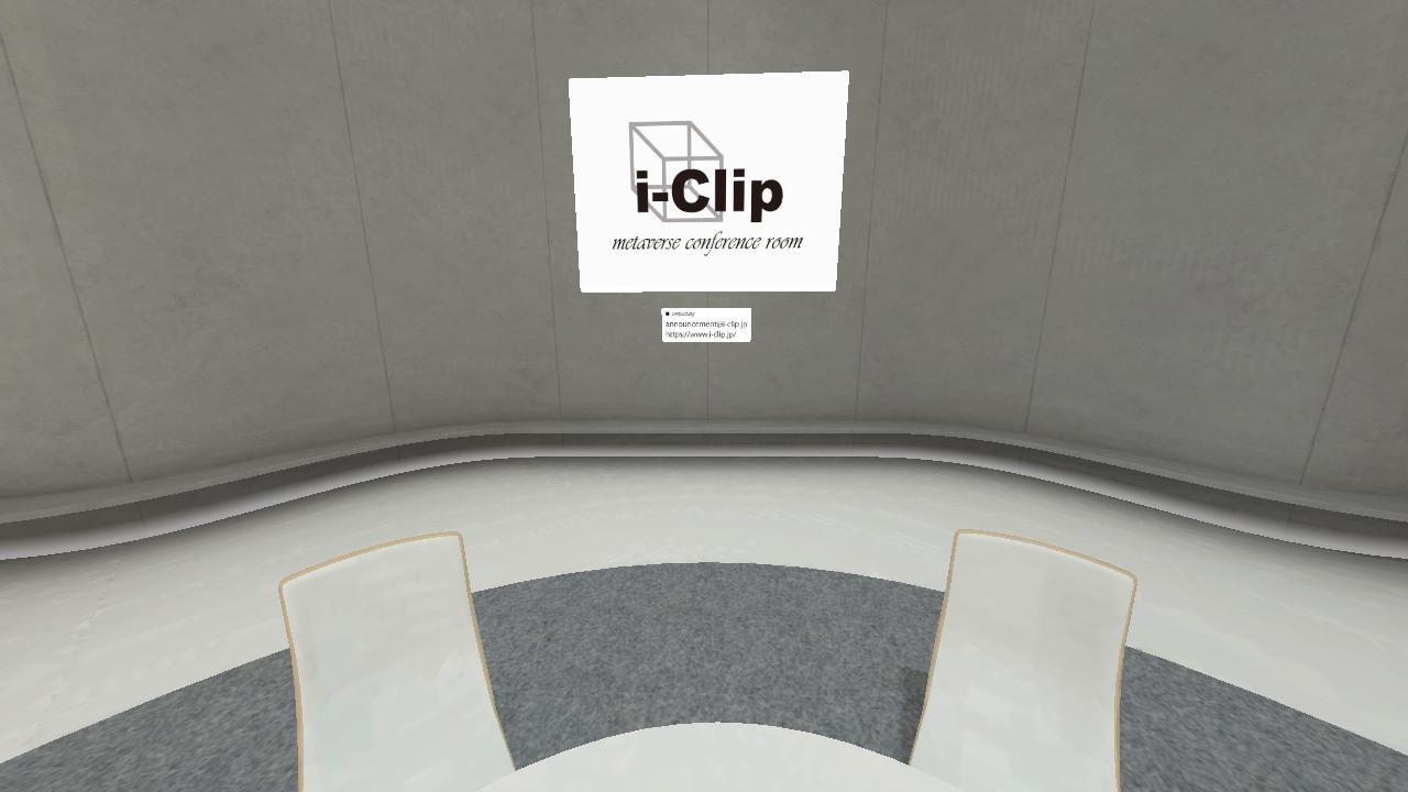 i-Clip.,INC.  metaverse conference room in JAPAN