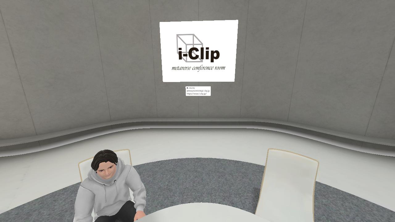 i-Clip.,INC.  metaverse conference room in JAPAN