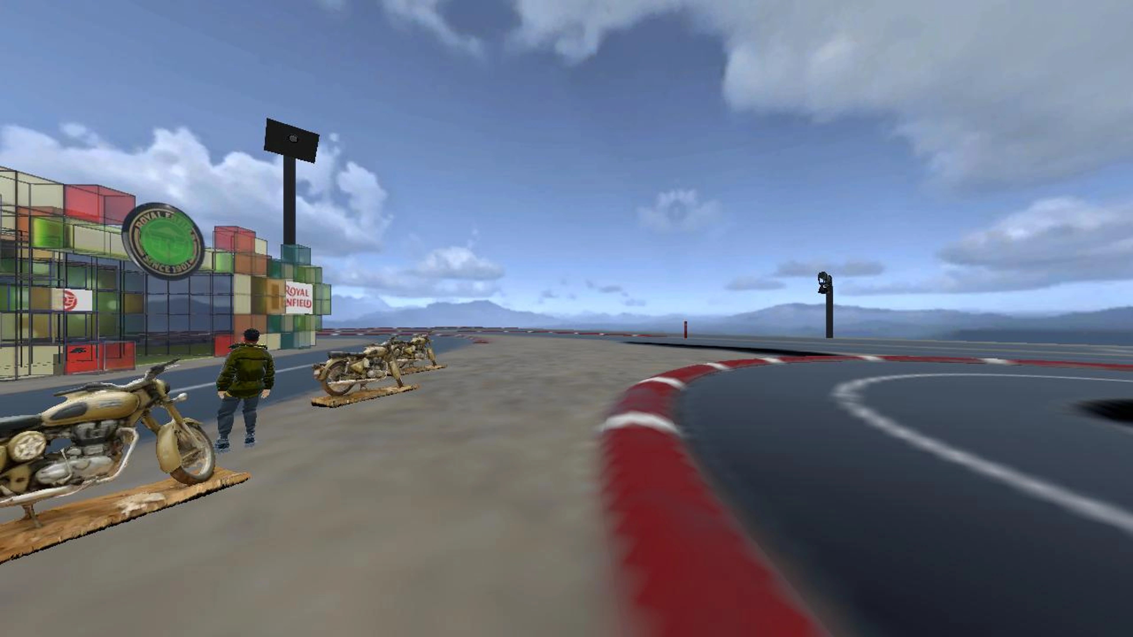 Royal Enfield X AnyTechMeta's Race Track
