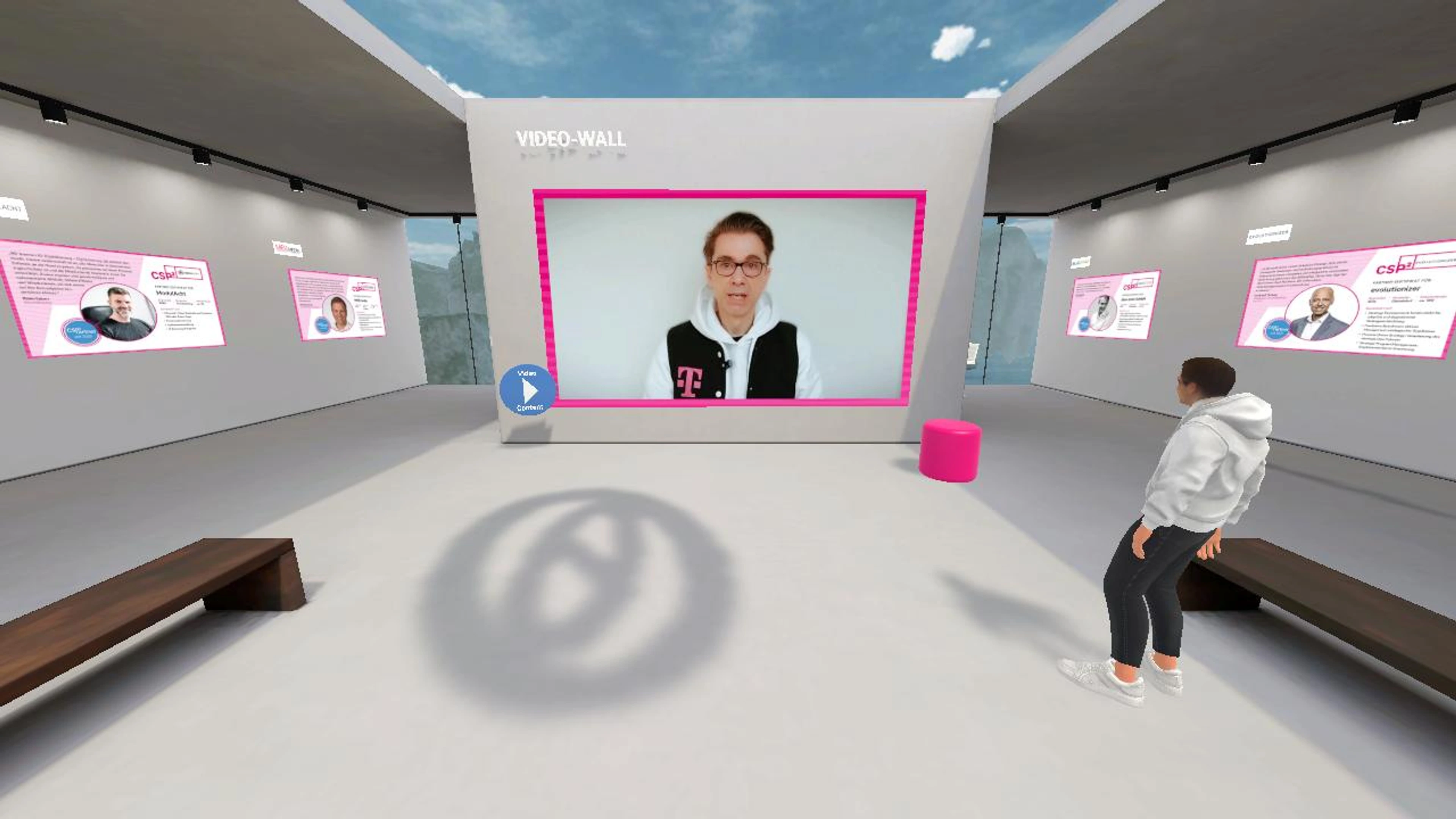 Telekom CSP² Cloud-Explorer Metaverse Showroom