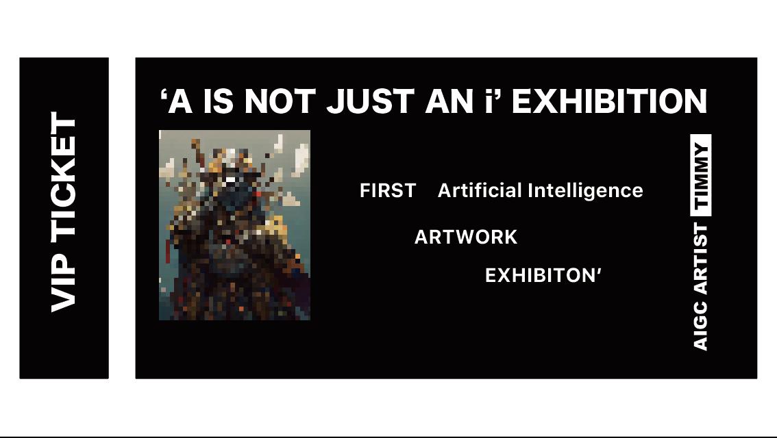 “A Is Not Just An i“ AI Exhibit