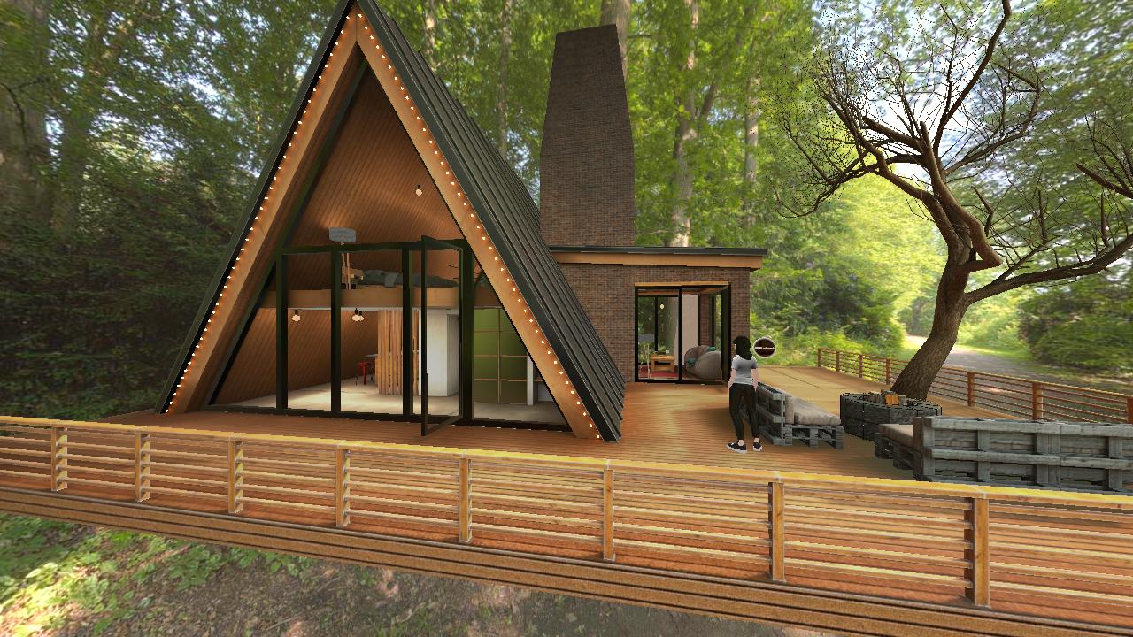 VRA's Cabin in a forest 2023