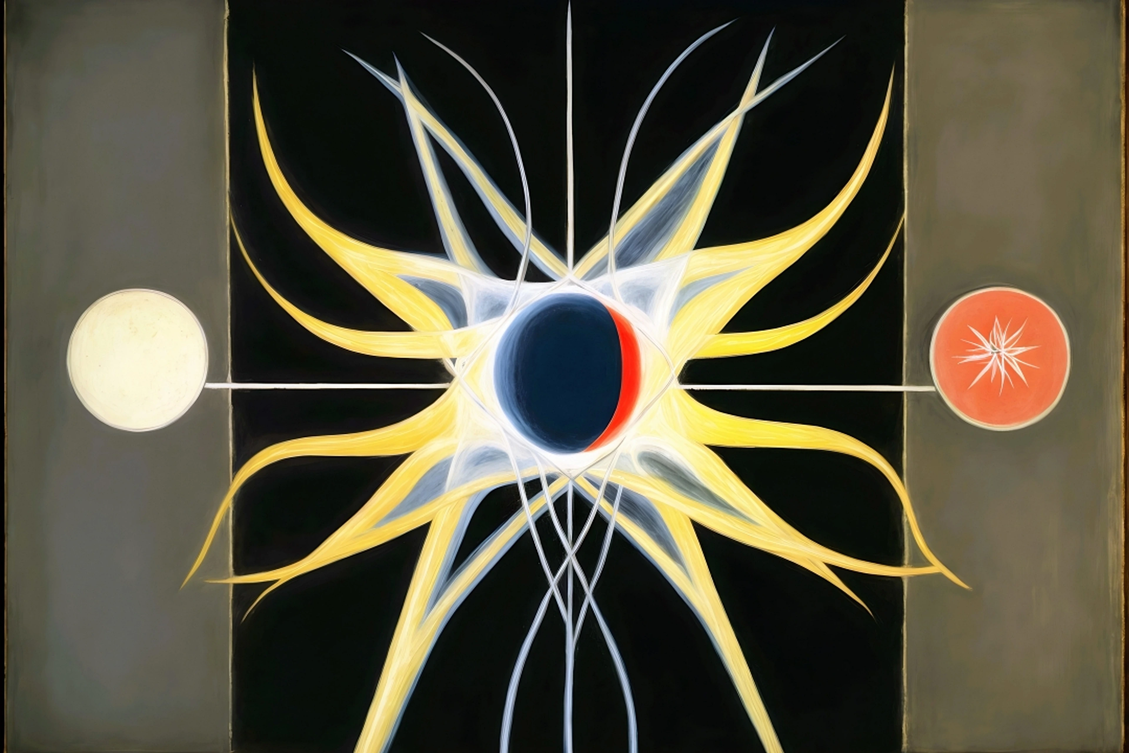 Hilma af Klint algorithmic art / ai collection