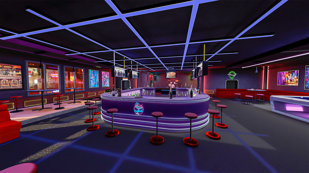 Metaverse Cyberpunk Bar - Marco Virtual