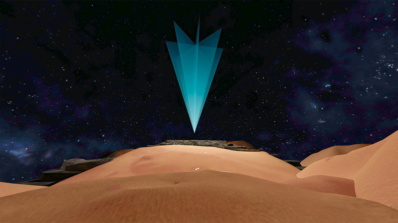 Metaverse Desert Pyramid