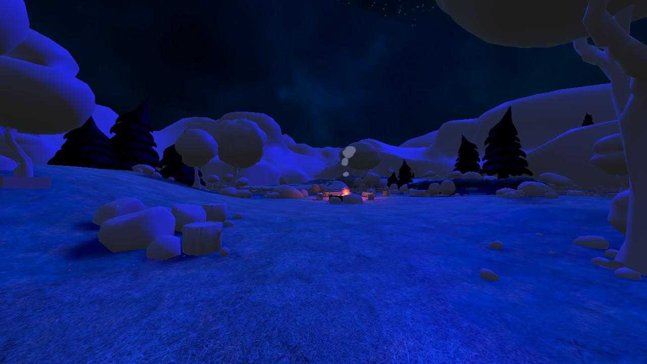 Altspace Campfire at Night