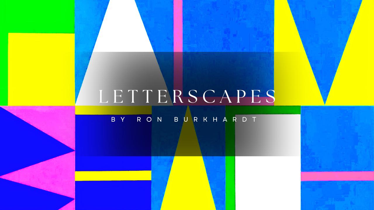 Letterscapes NFT Collection by Ron Burkhardt