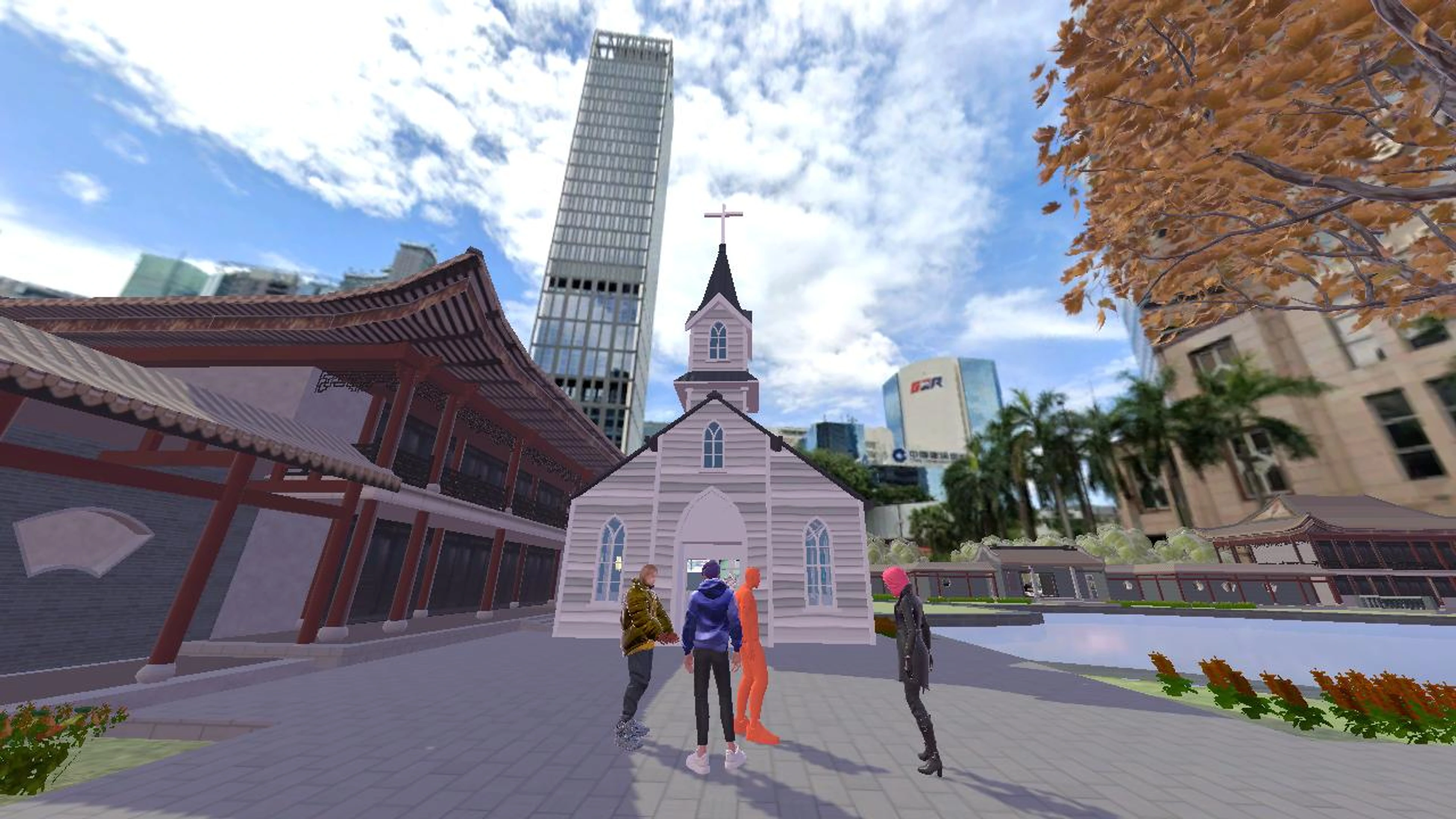 元宇宙基督徒中文团契 (庭院）