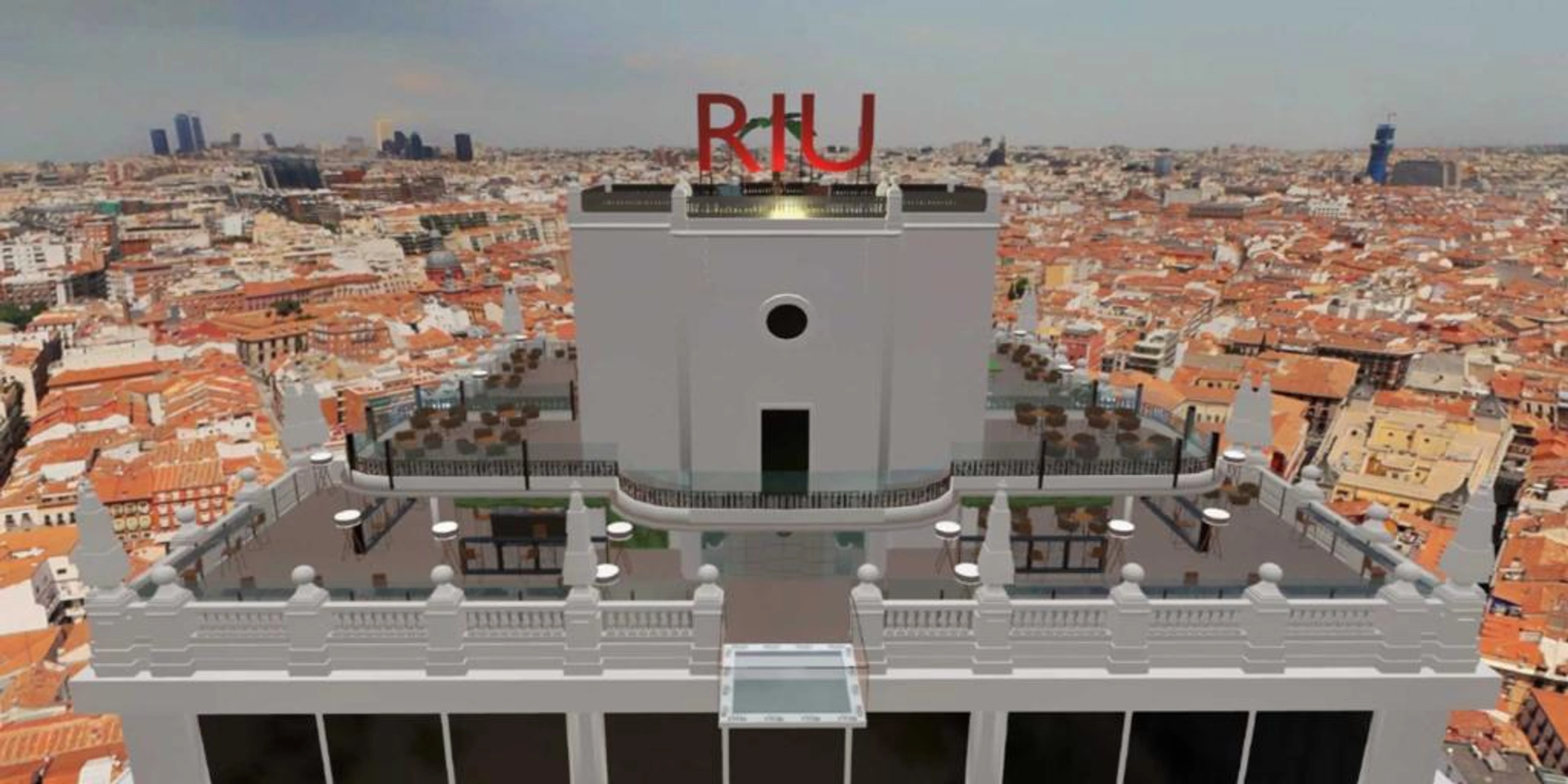 Hotel Riu Plaza España - Azotea