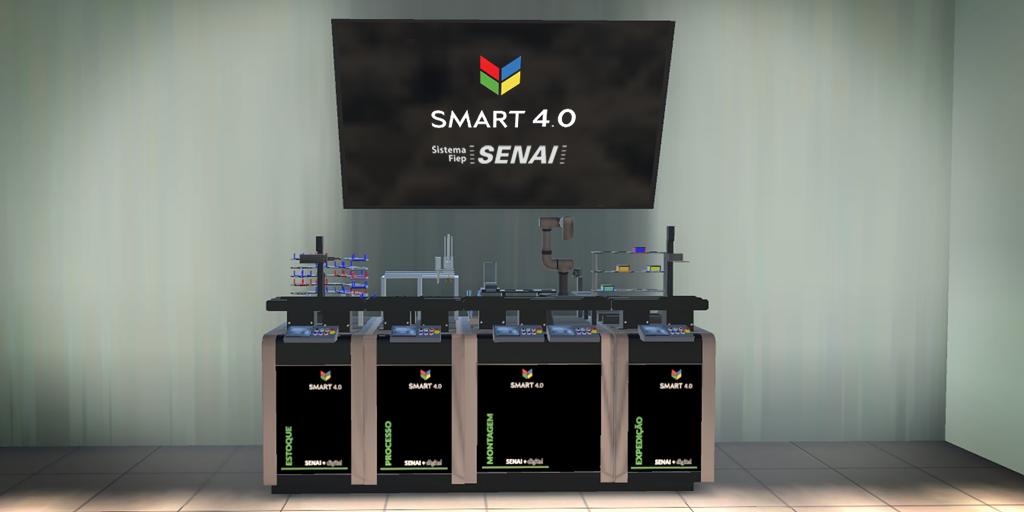 Sala smart 4.0 Senai