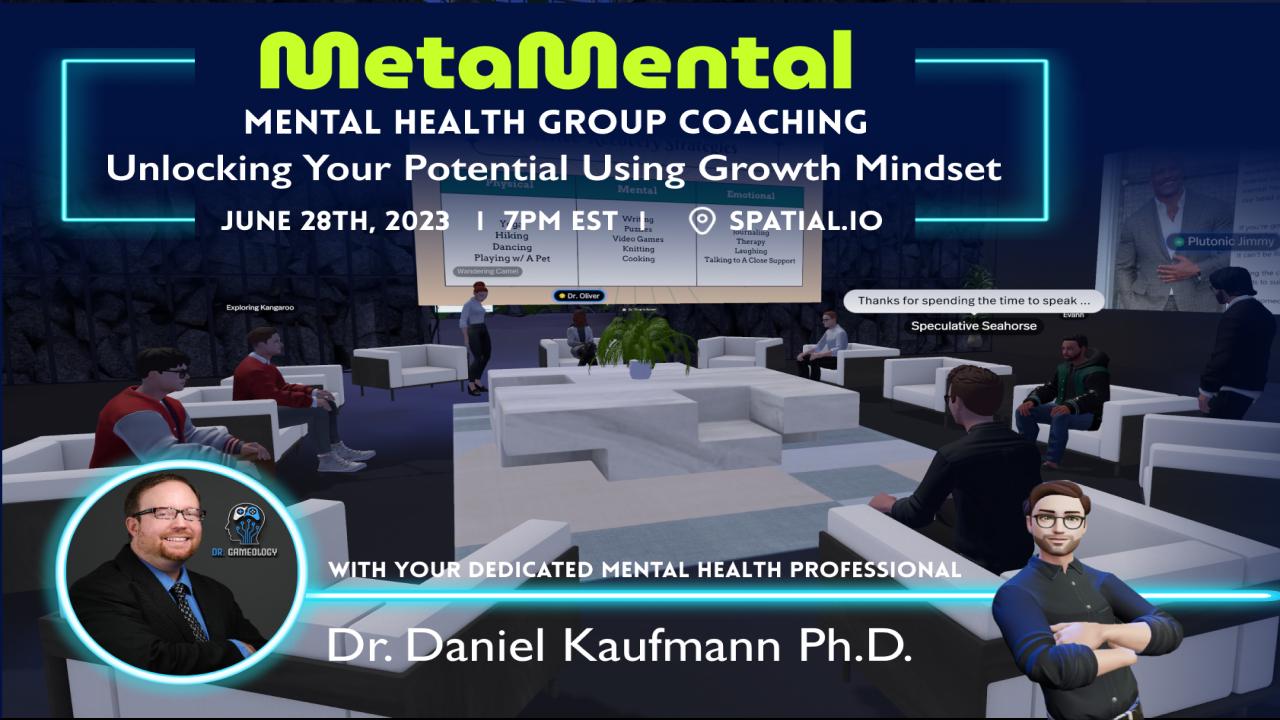 MetaMental Mental Health Coaching With Dr. Daniel Kaufmann!