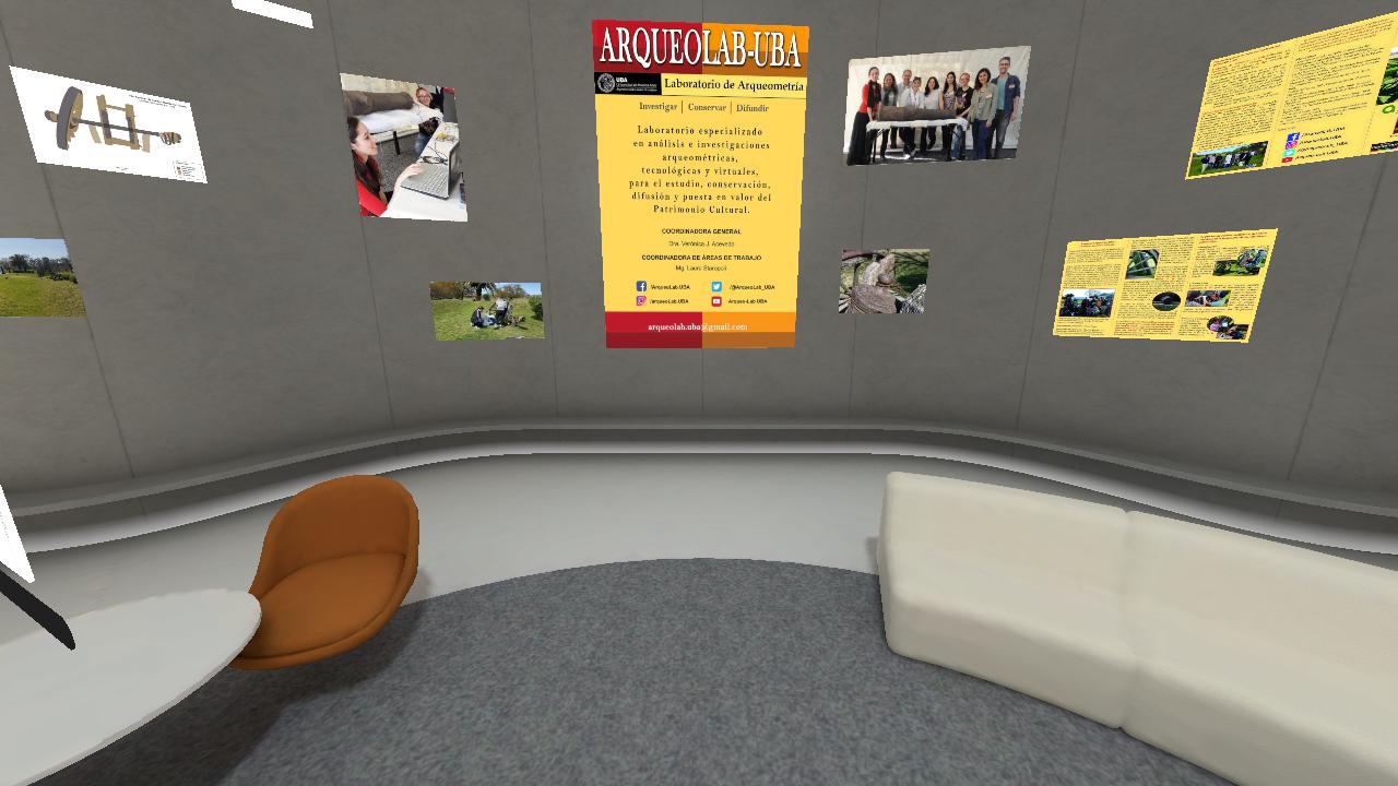 Sala interactiva del proyecto ArqueoLab-UBA