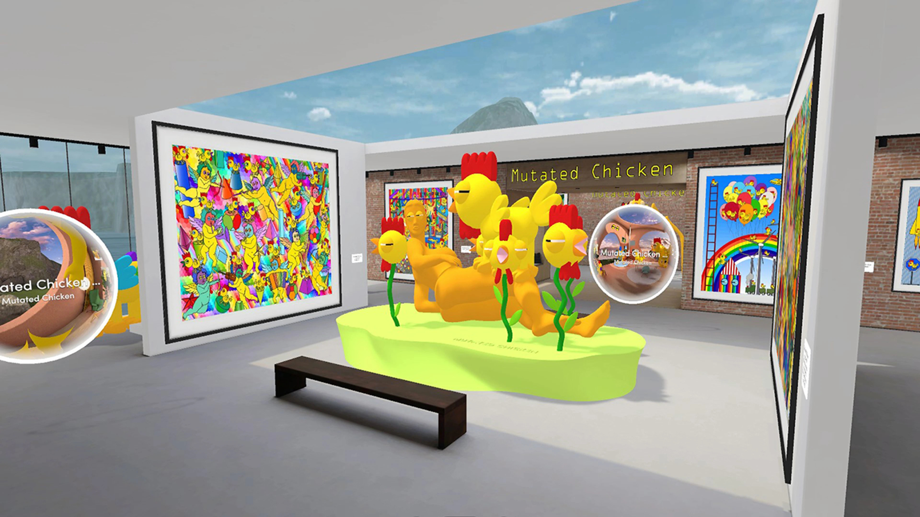 Mutated Chicken™ Metaverse Gallery