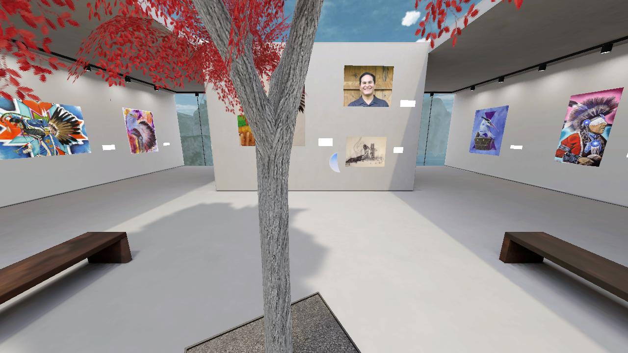 Two Buffalo Virtual Art Gallery's 3D Space