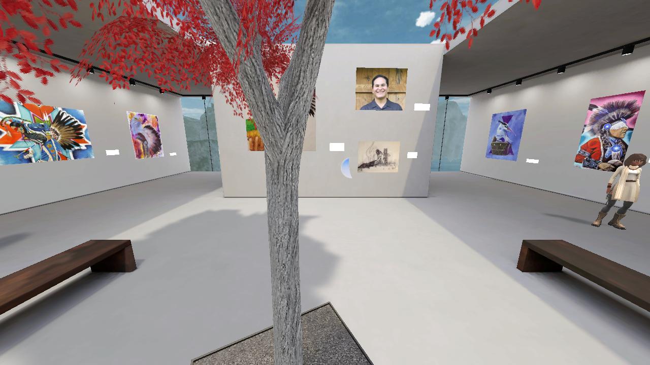 Two Buffalo Virtual Art Gallery's 3D Space