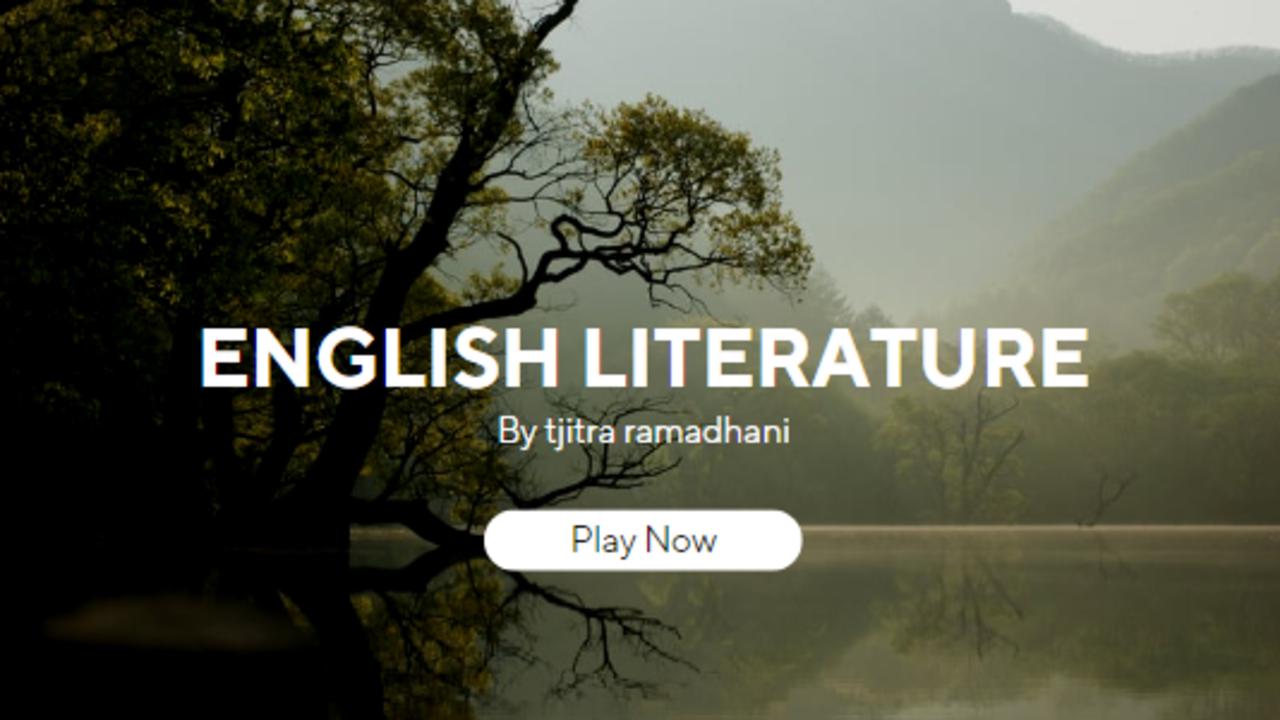 Tjitra's english literature