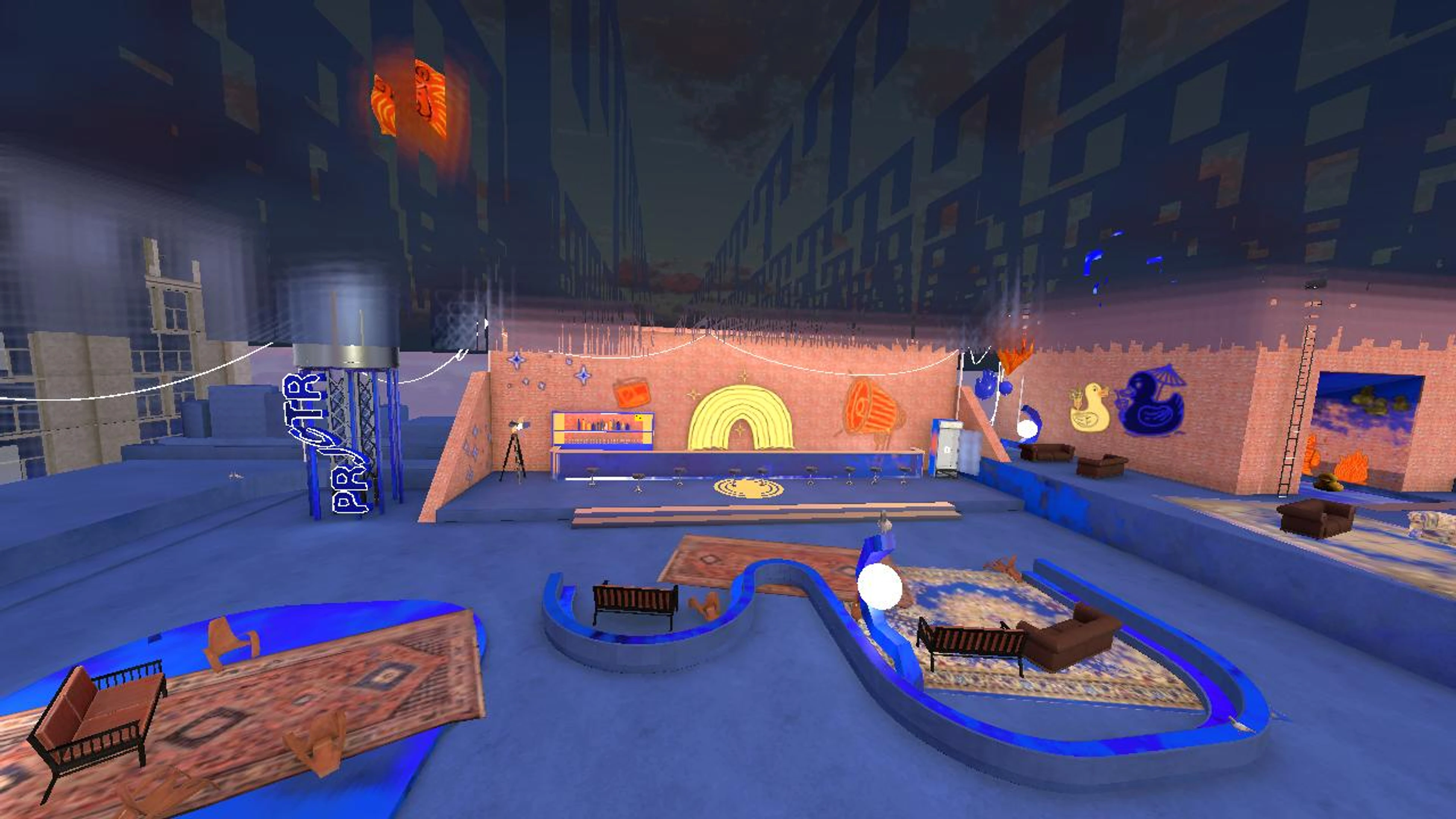 Projector Community Space