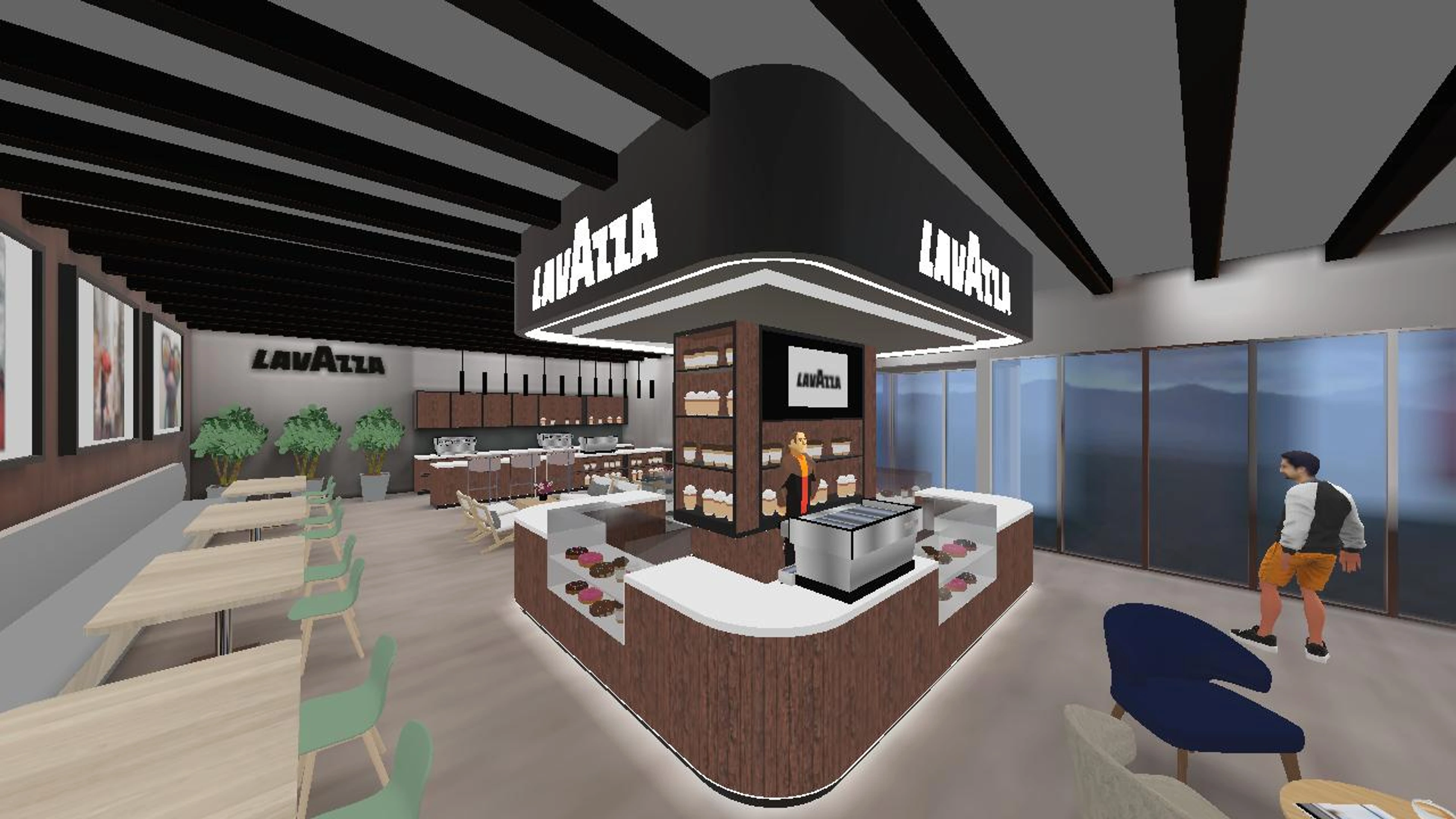 Lavazza Cafe in the Metaverse