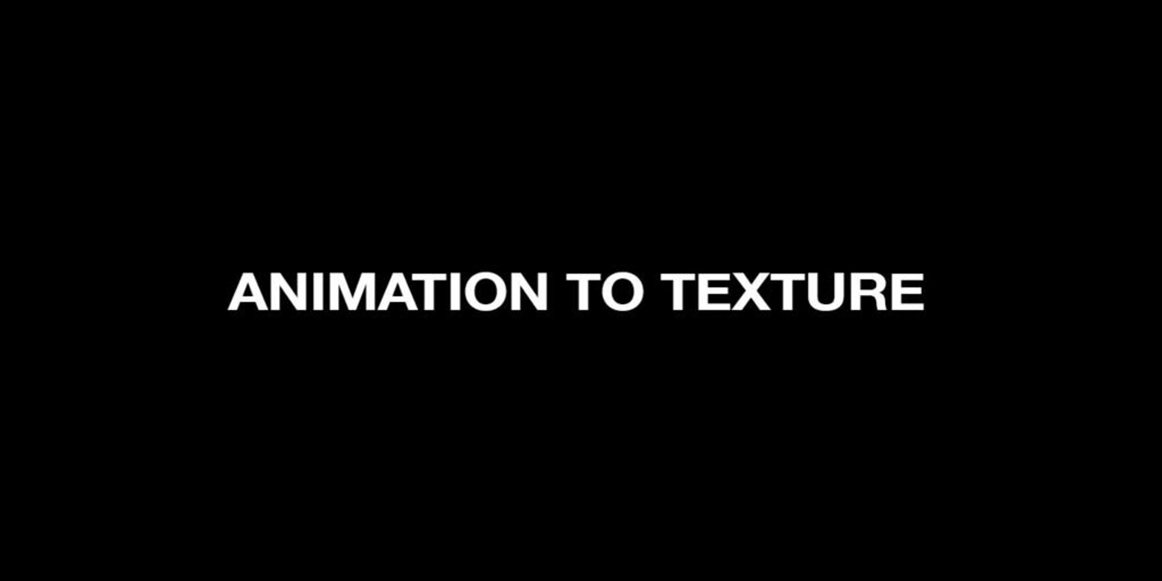 Animation-To-Texture Demo